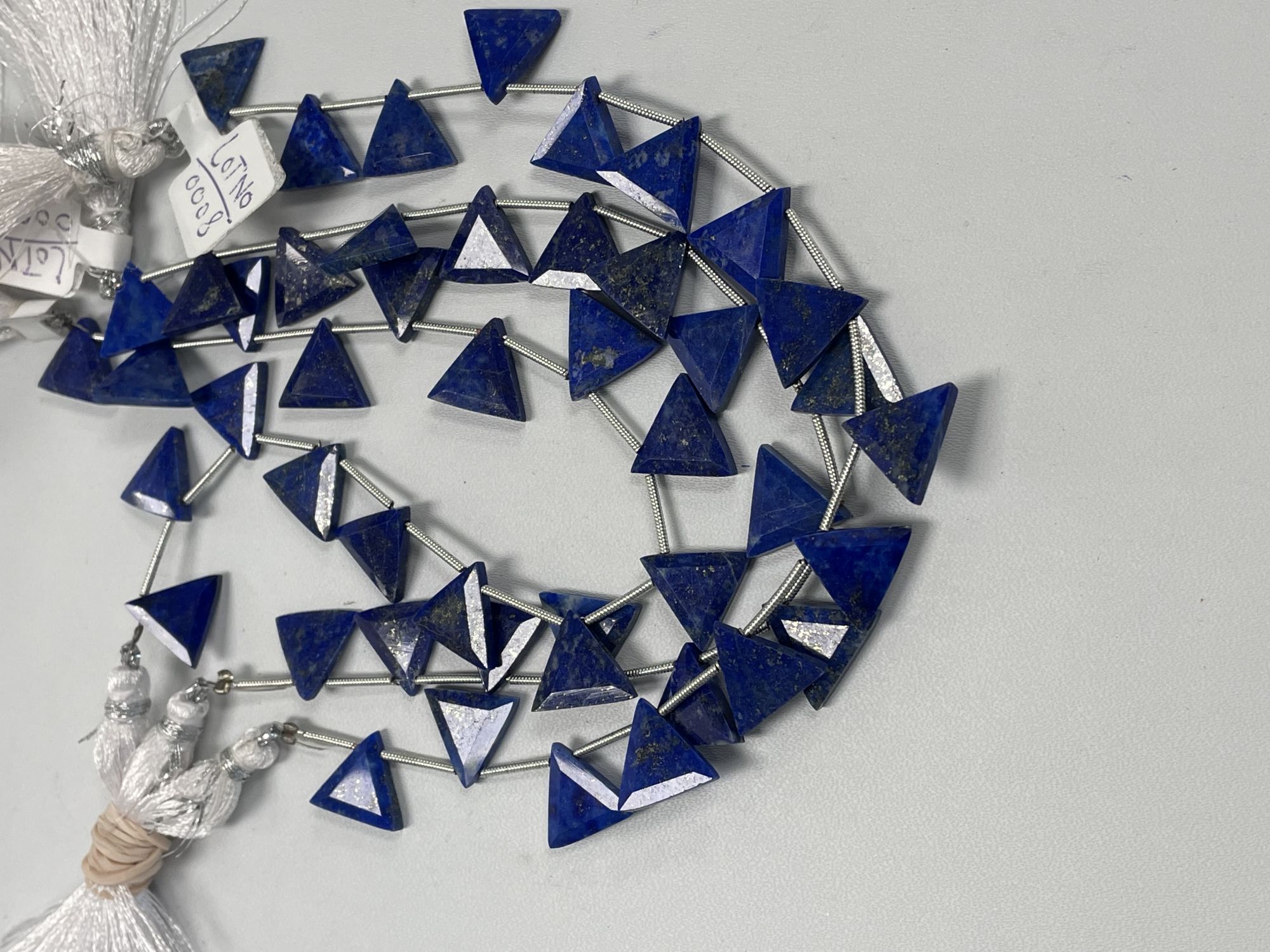 Lapis Trillion Faceted
