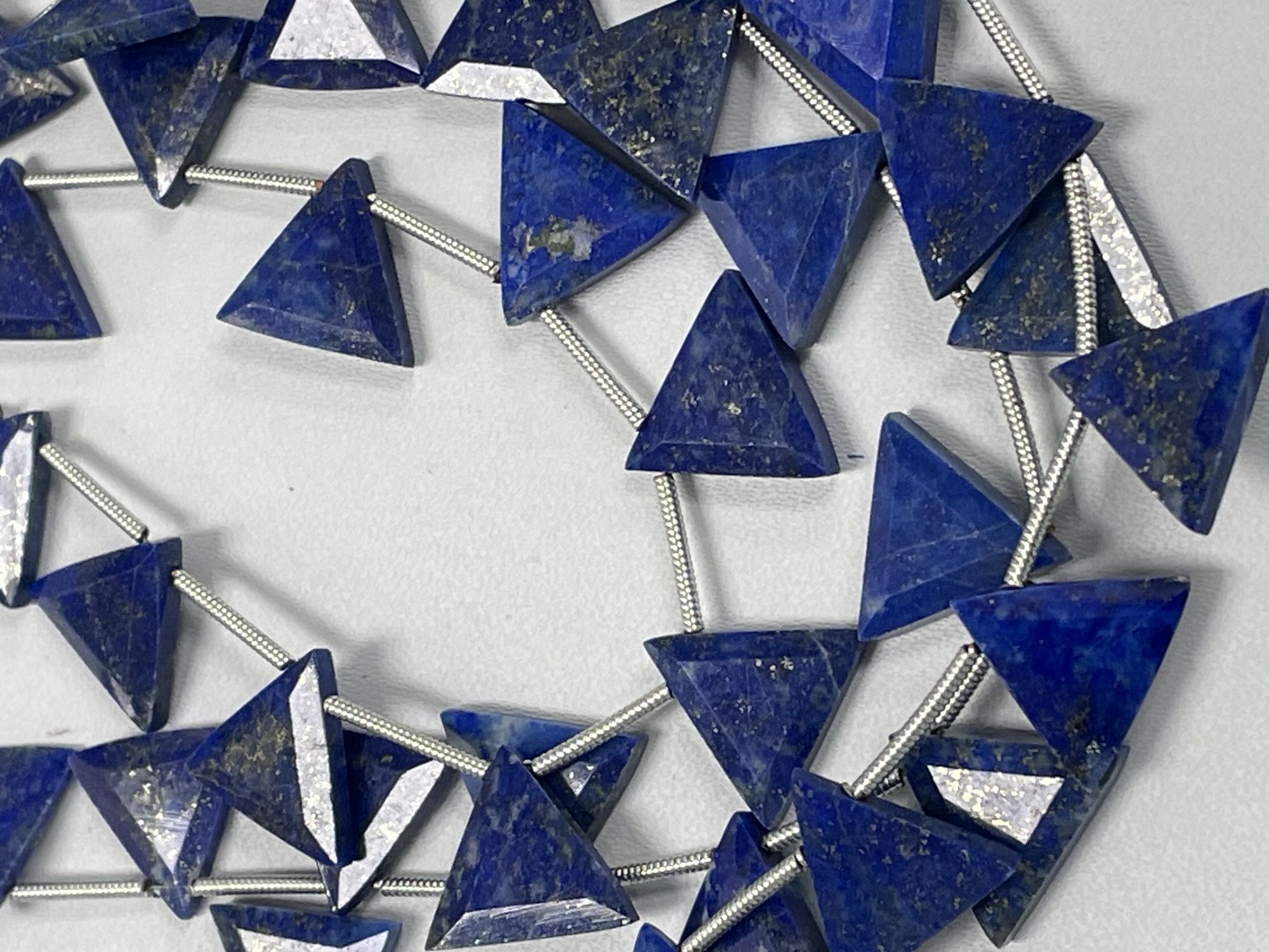 Lapis Trillion Faceted