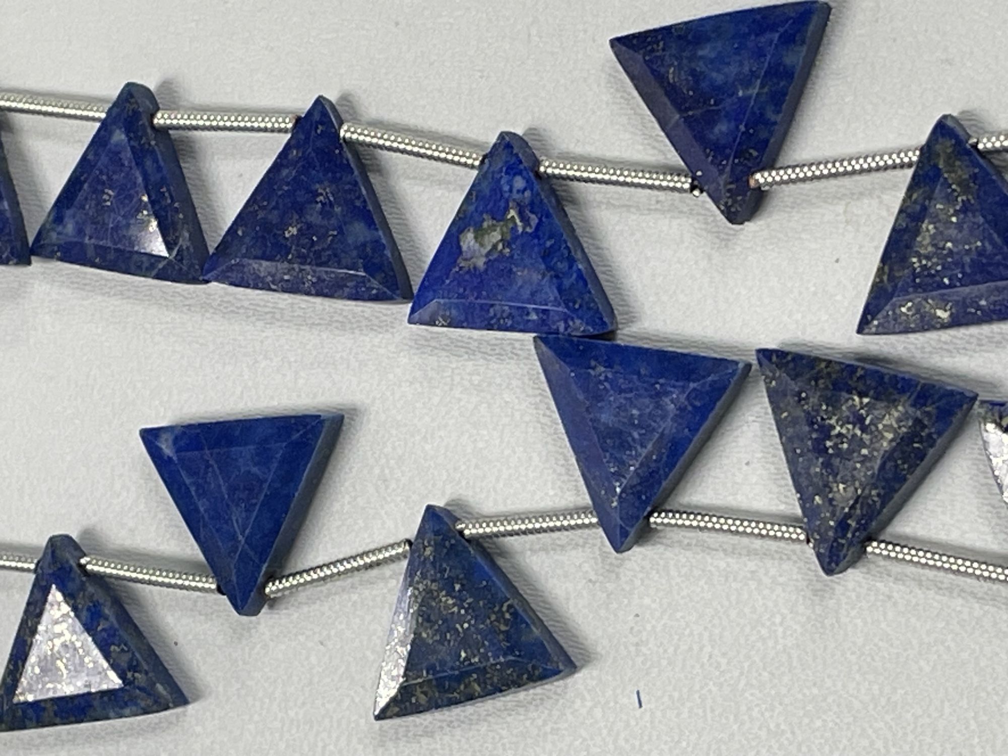 Lapis Trillion Faceted