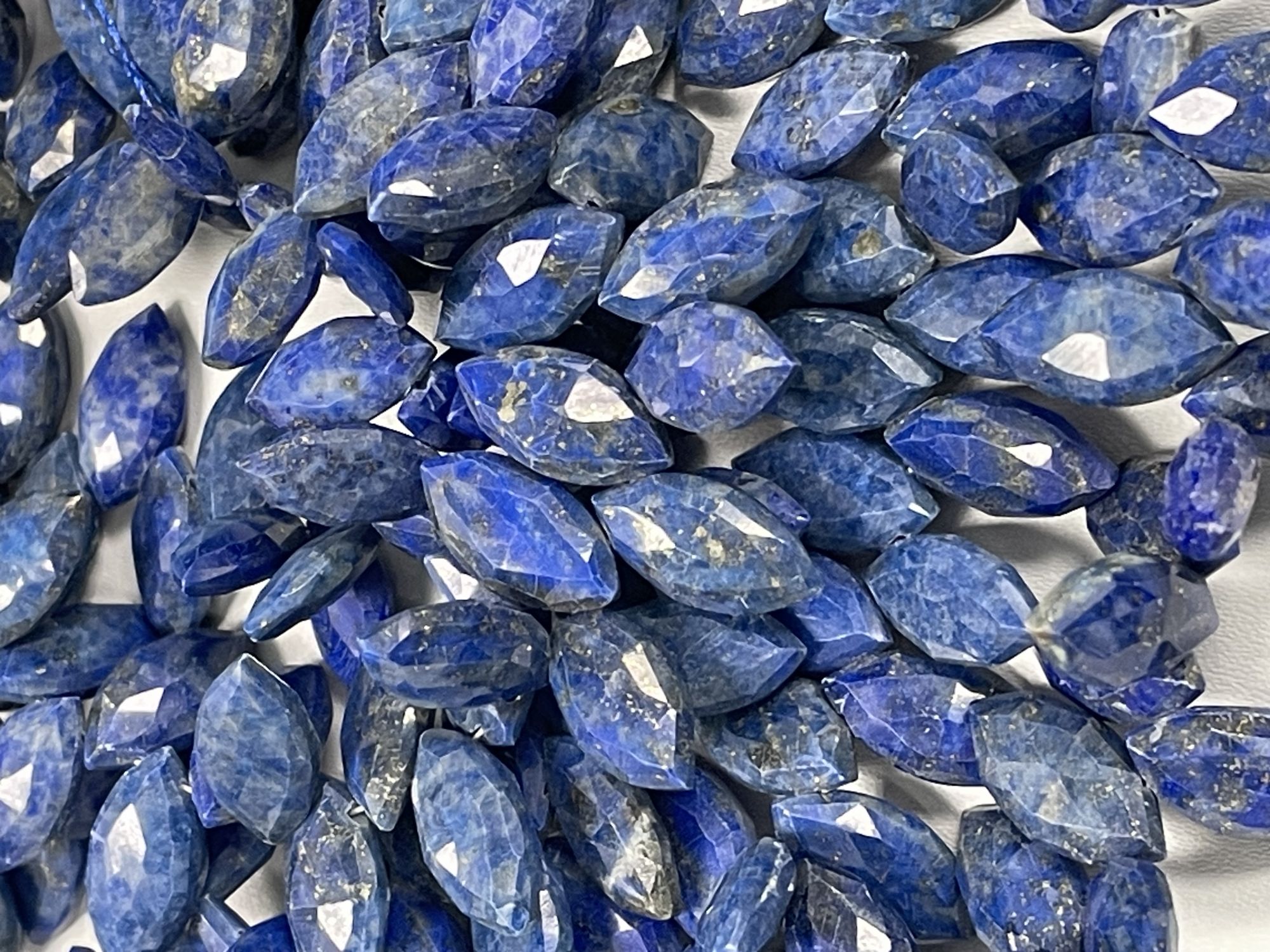 Lapis Marquise Faceted