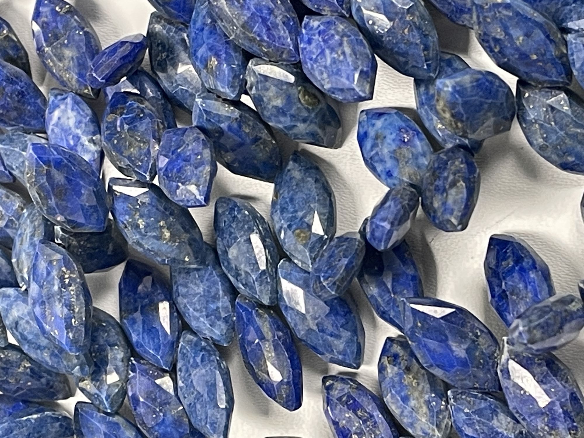 Lapis Marquise Faceted