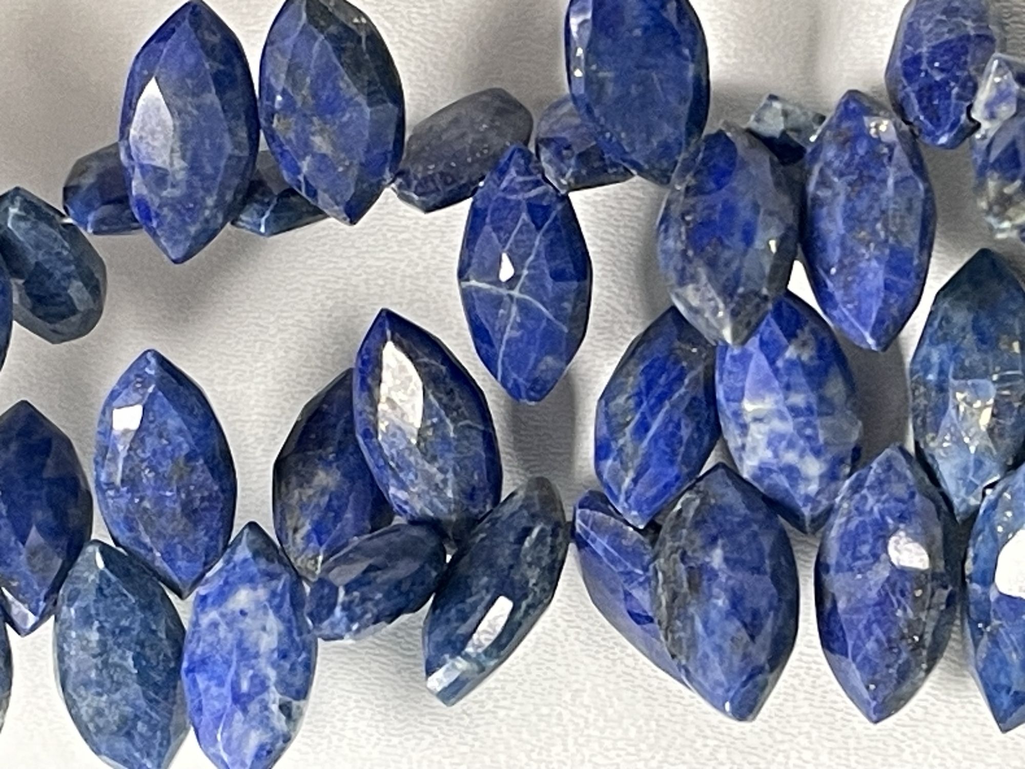 Lapis Marquise Faceted