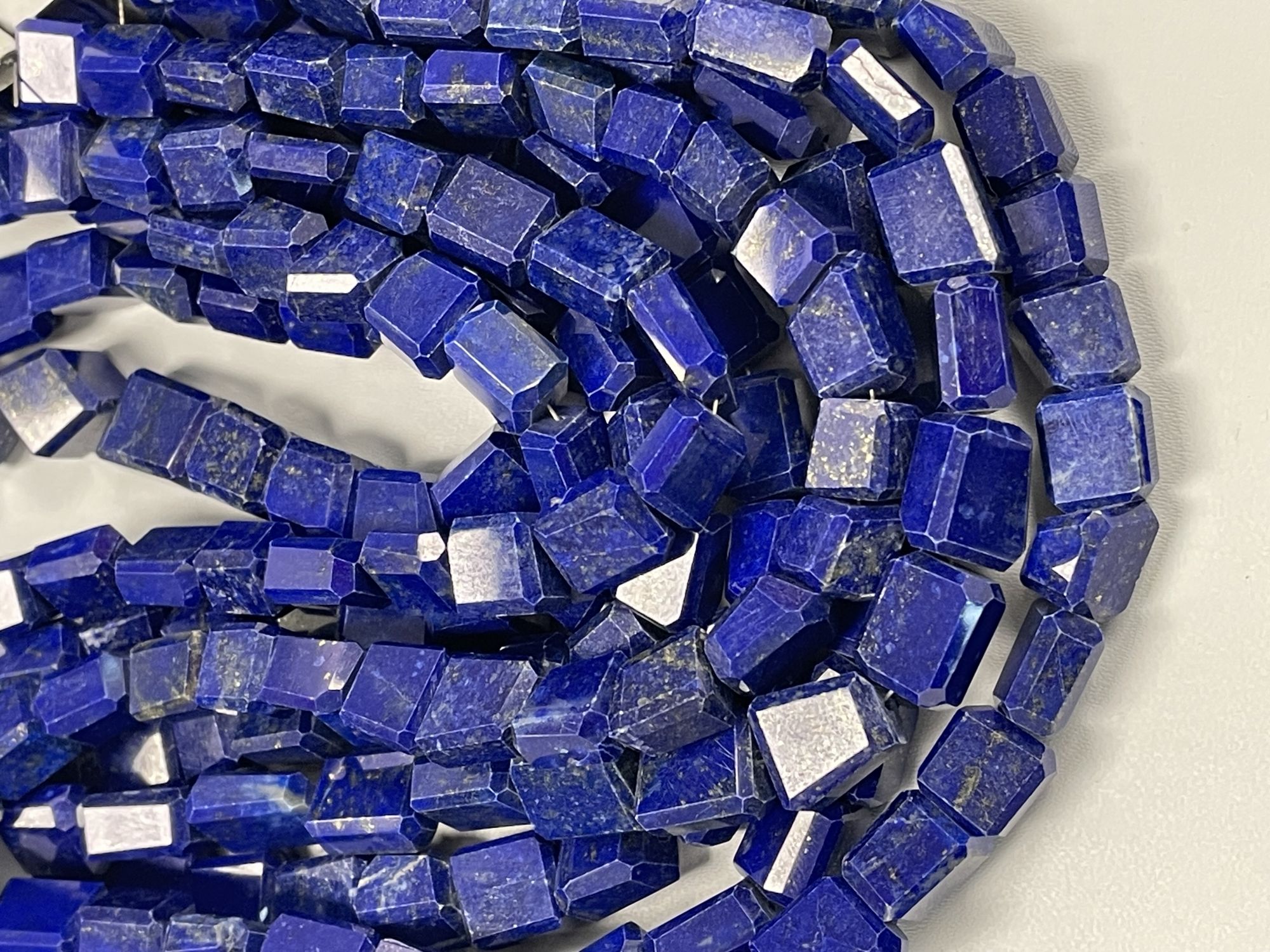 Lapis Nugget Faceted