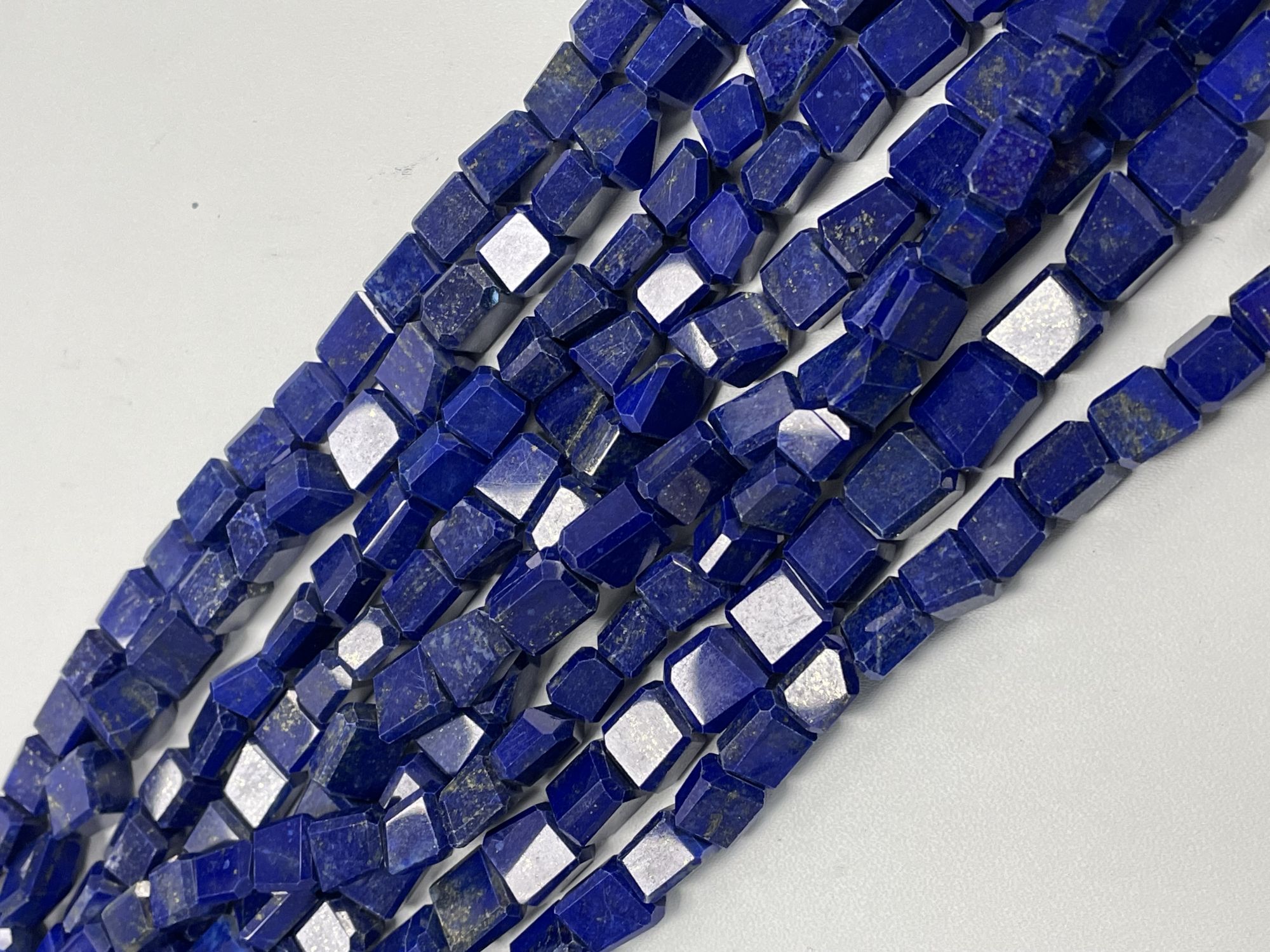 Lapis Nugget Faceted