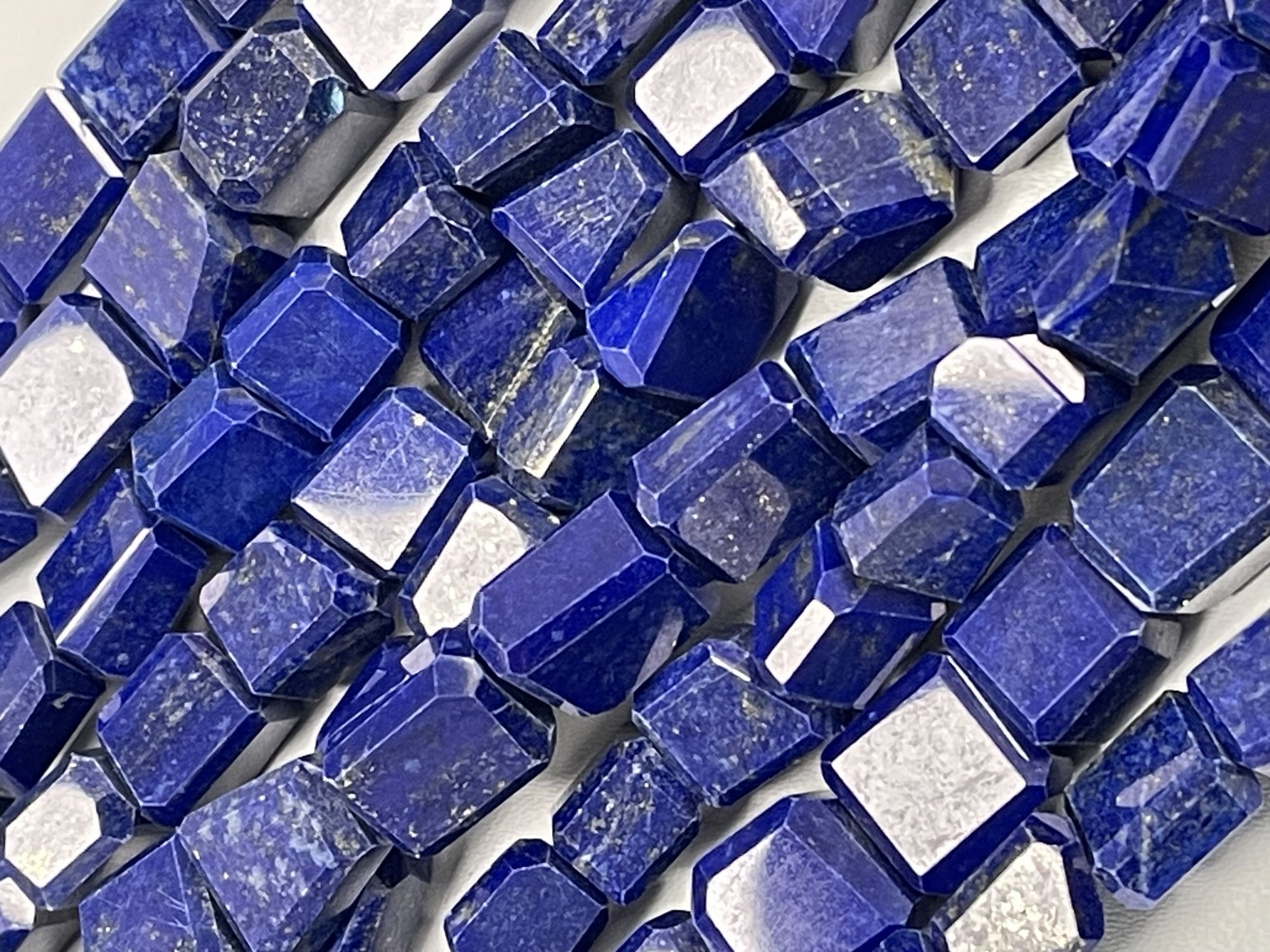 Lapis Nugget Faceted
