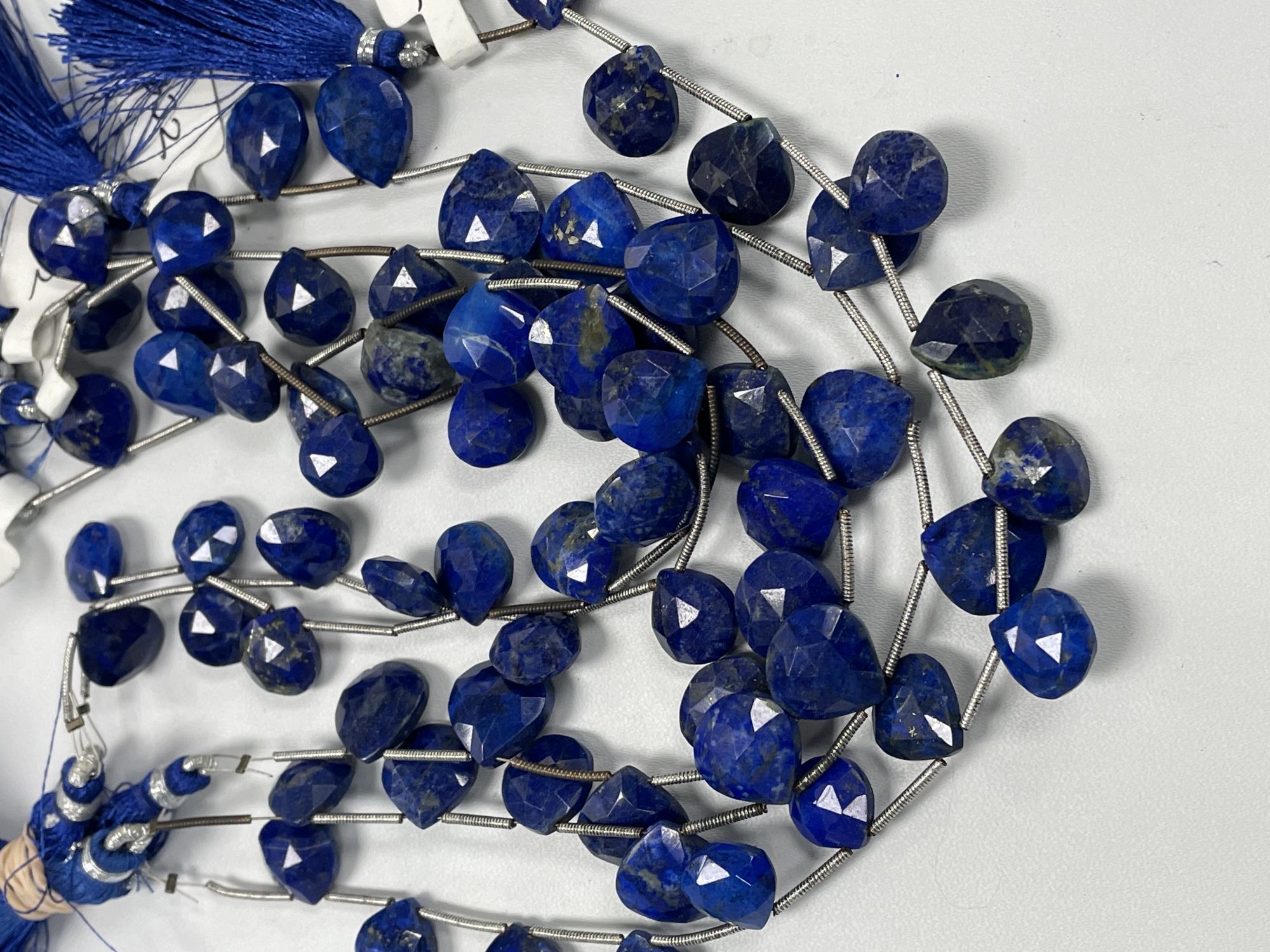 Lapis Heart Faceted