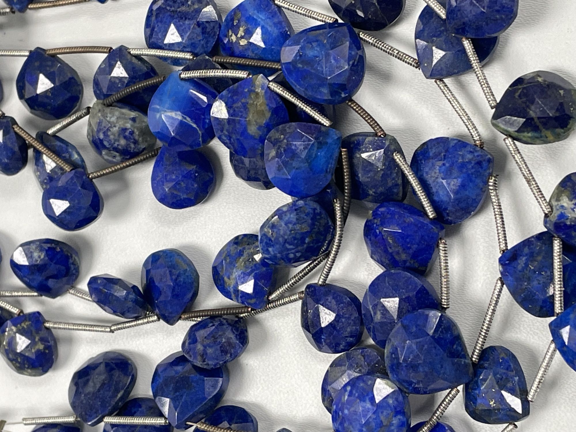 Lapis Heart Faceted