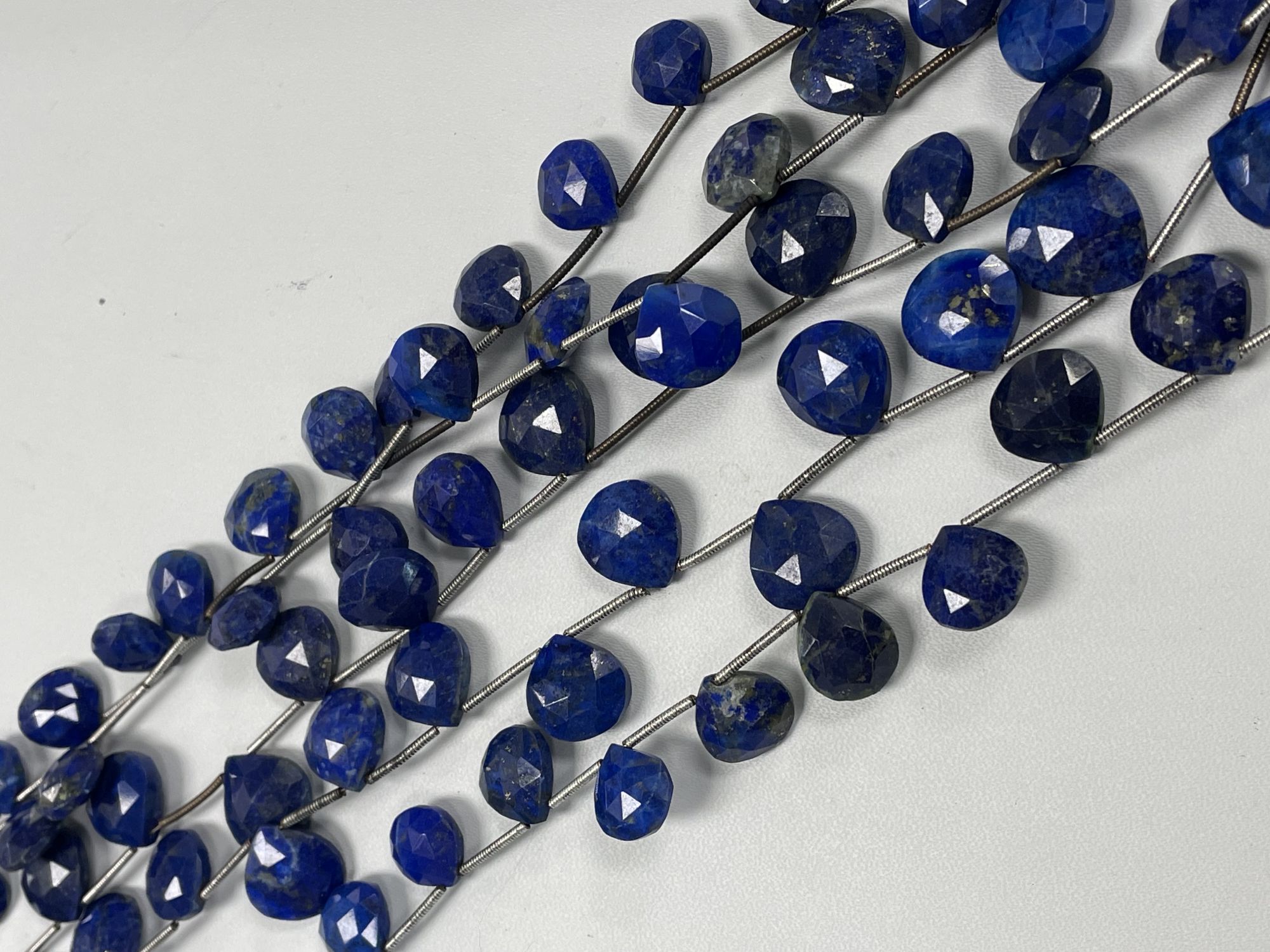 Lapis Heart Faceted