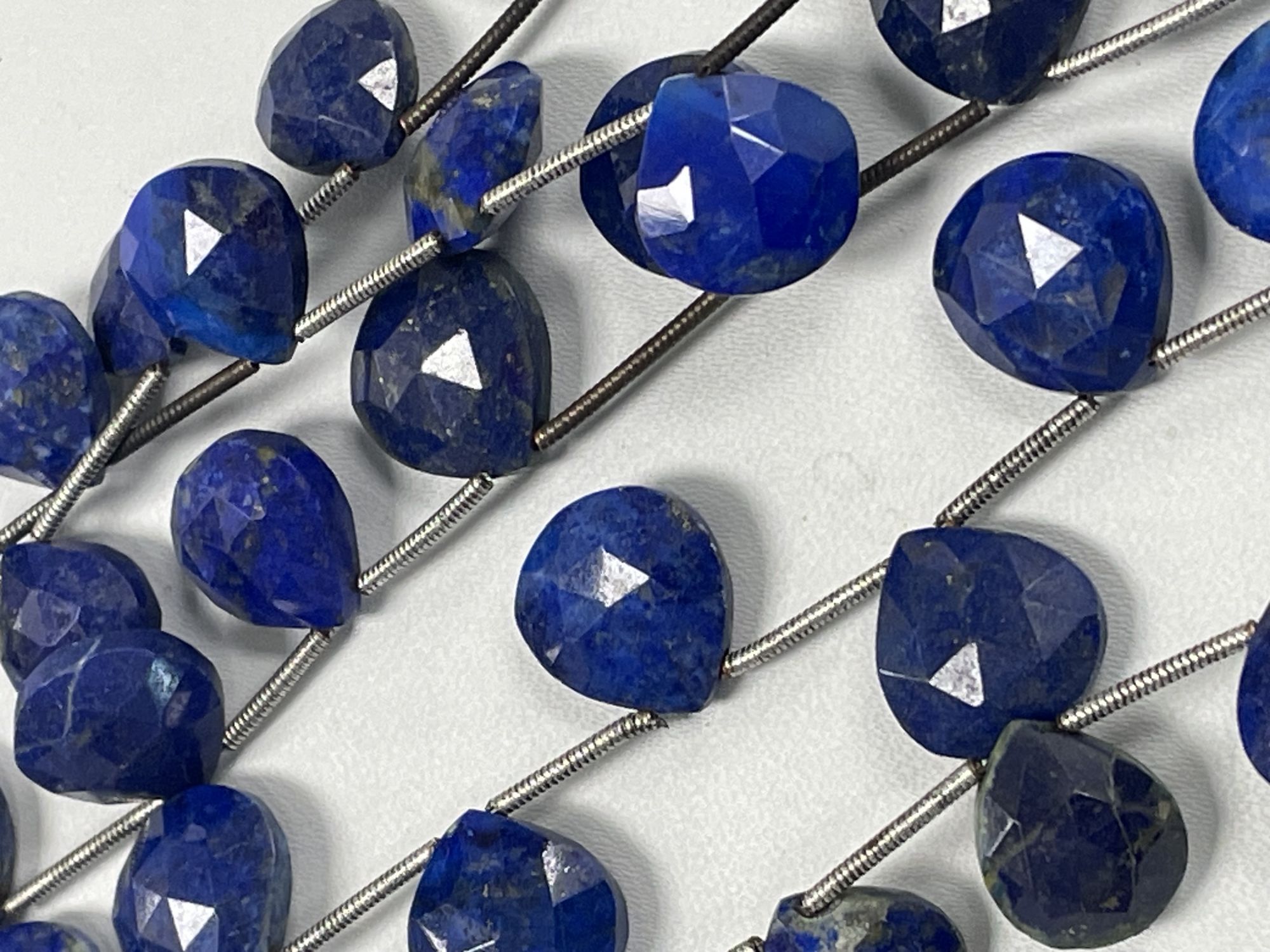 Lapis Heart Faceted