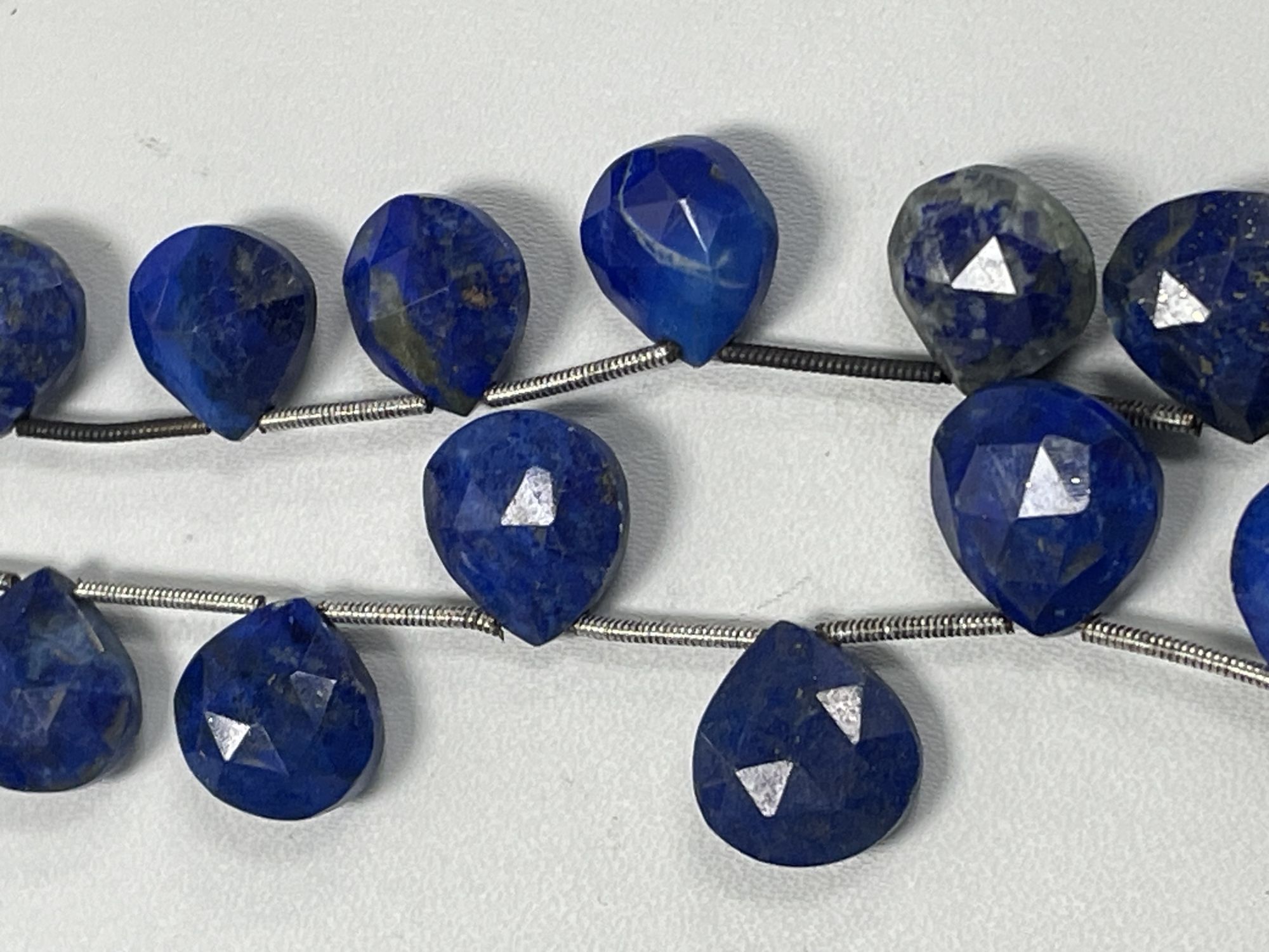 Lapis Heart Faceted