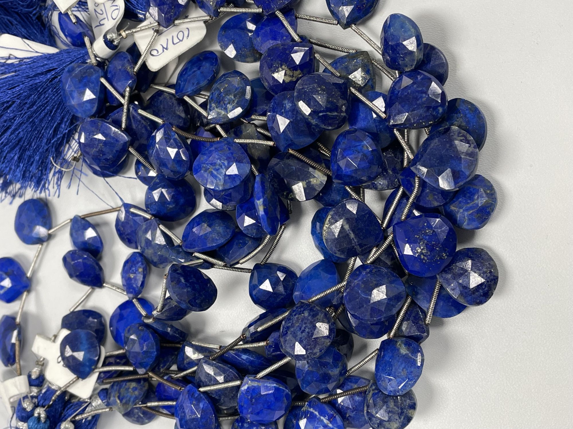 Lapis Heart Faceted