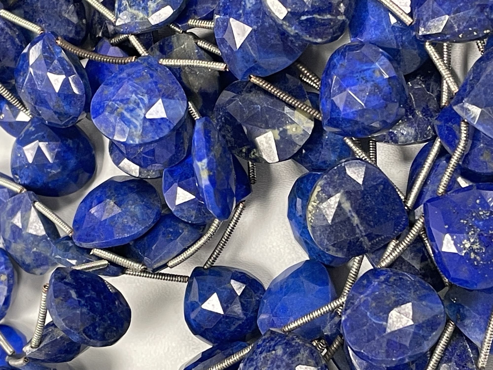 Lapis Heart Faceted