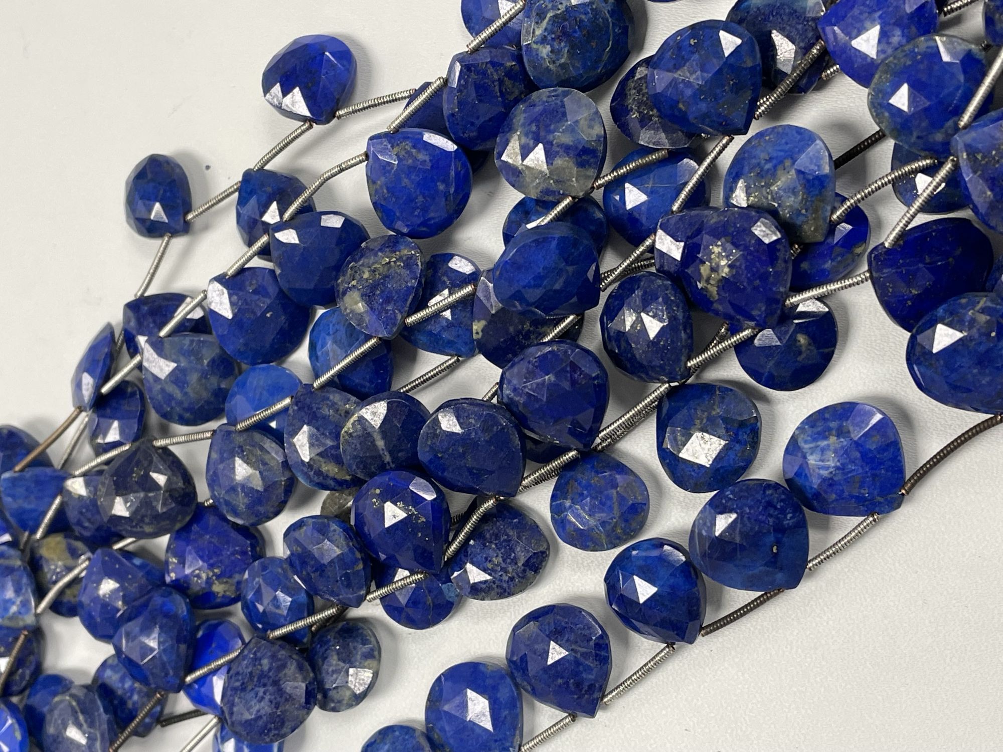 Lapis Heart Faceted