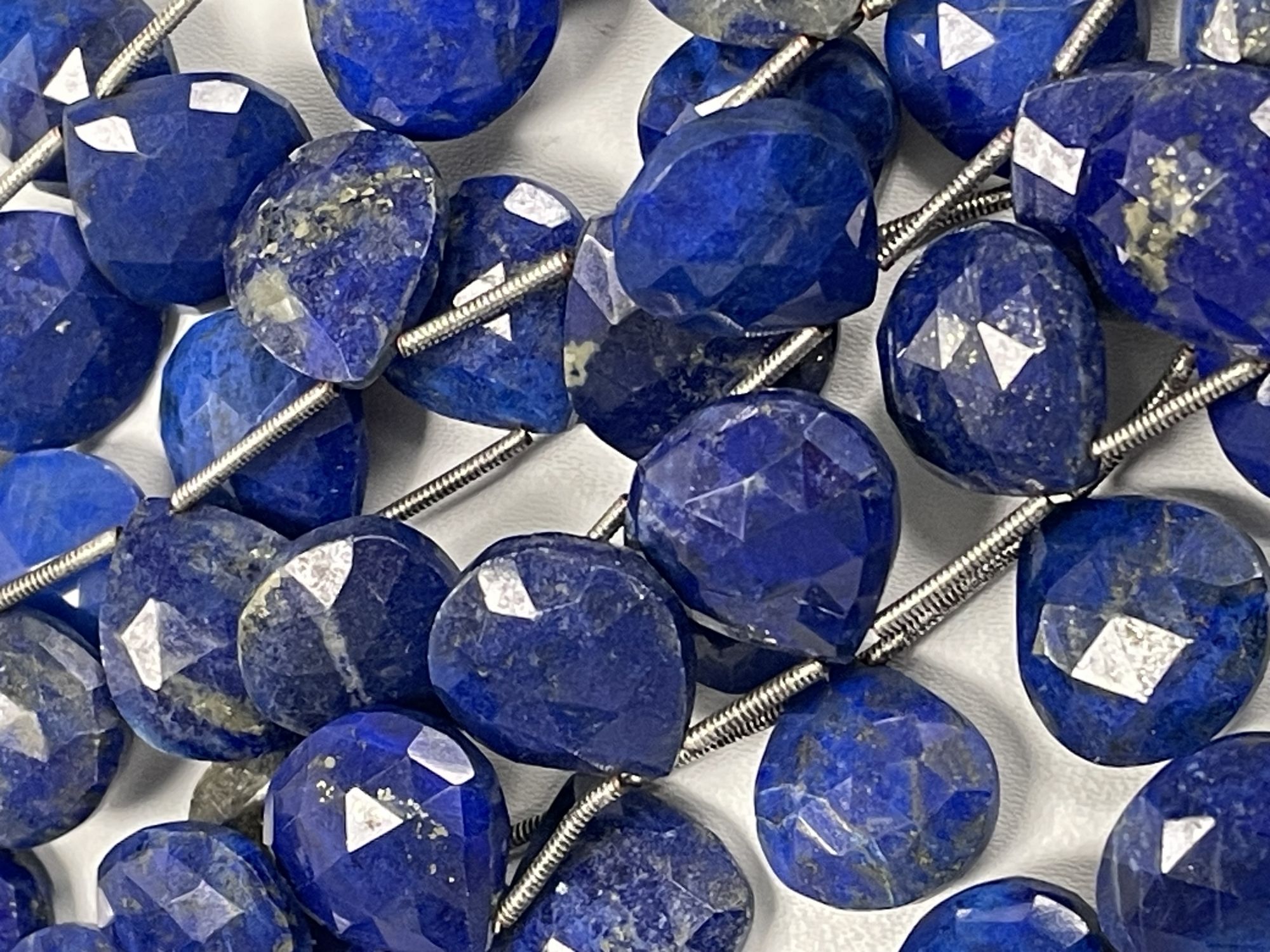 Lapis Heart Faceted