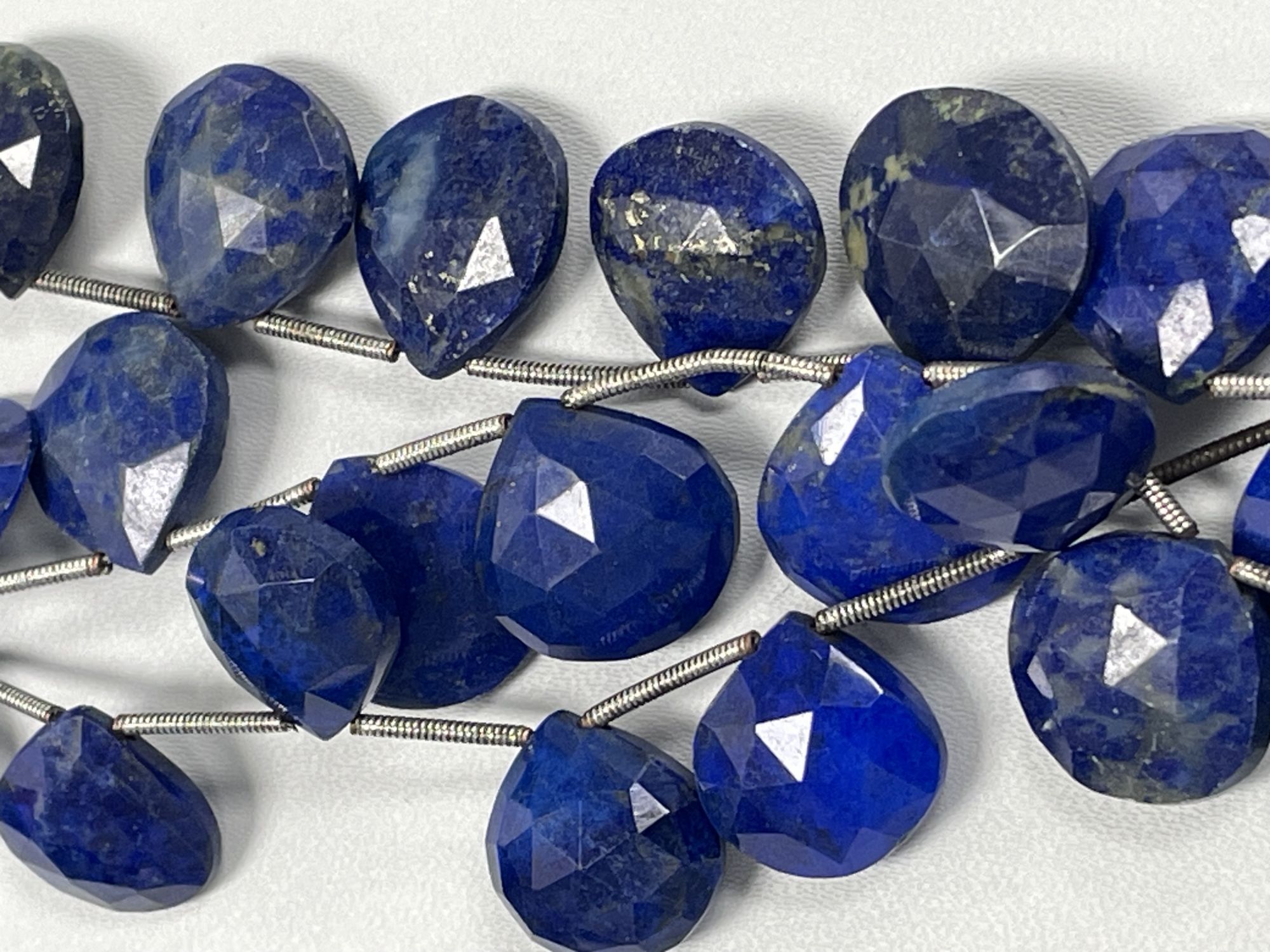 Lapis Heart Faceted