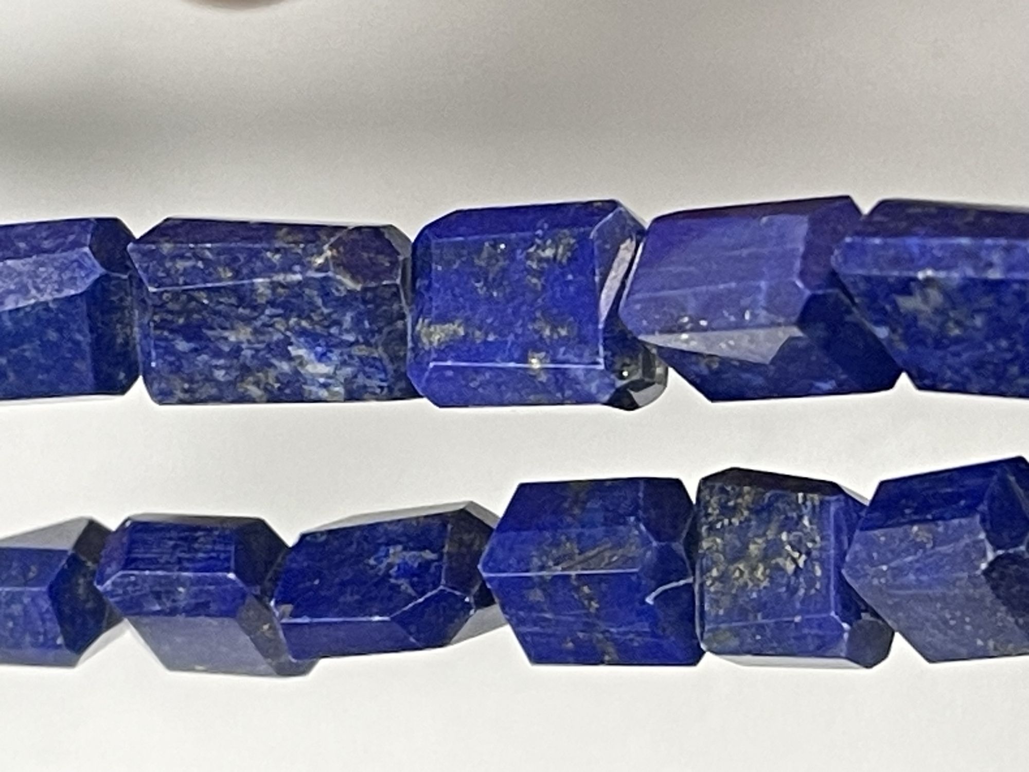 Lapis Nugget Faceted