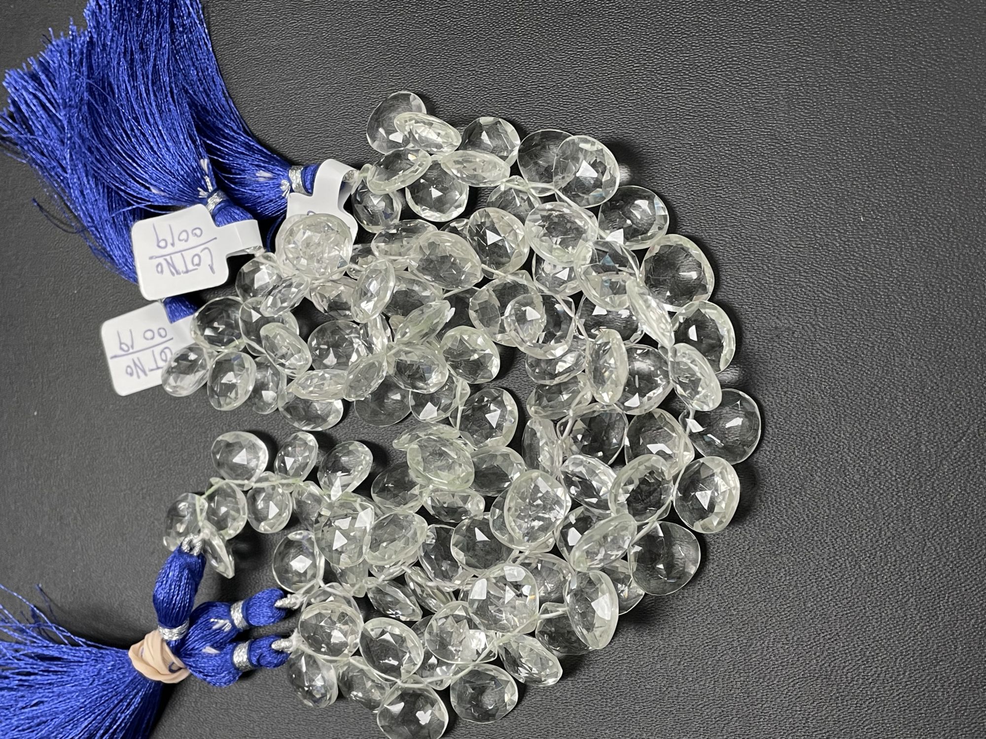 Crystal Quartz Heart Faceted