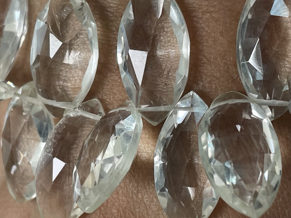 Crystal Quartz Marquise Faceted