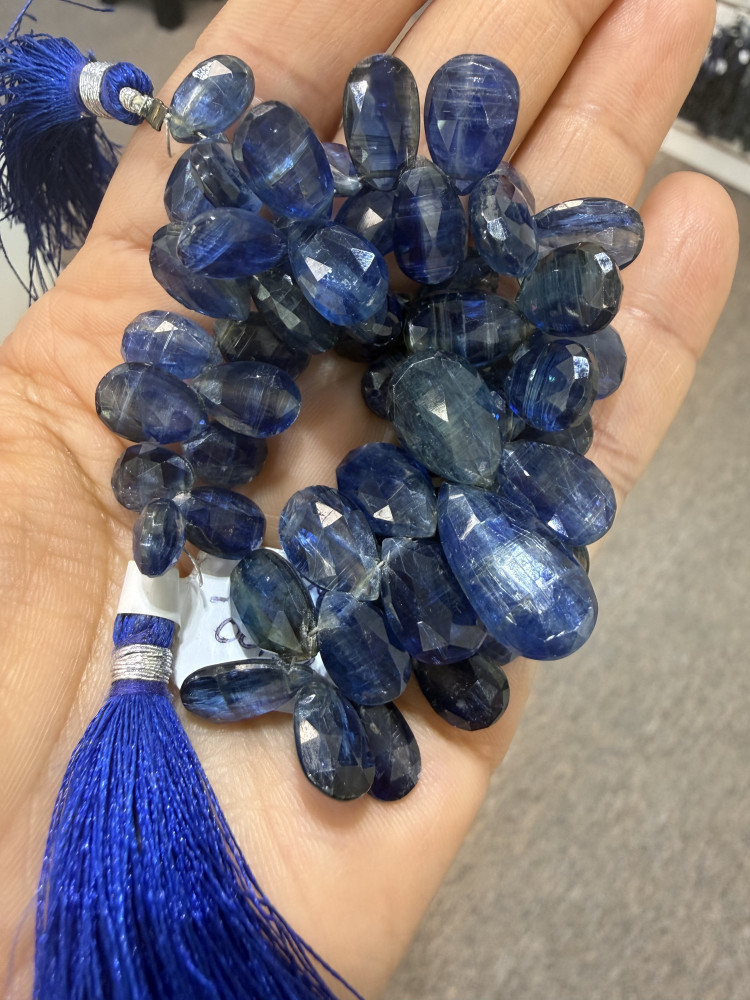 Image of Blue Kyanite Long Pear Faceted