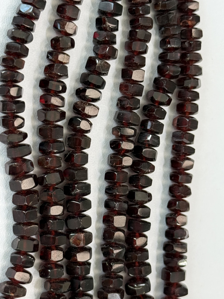 Image of Red Garnet Bolt Faceted