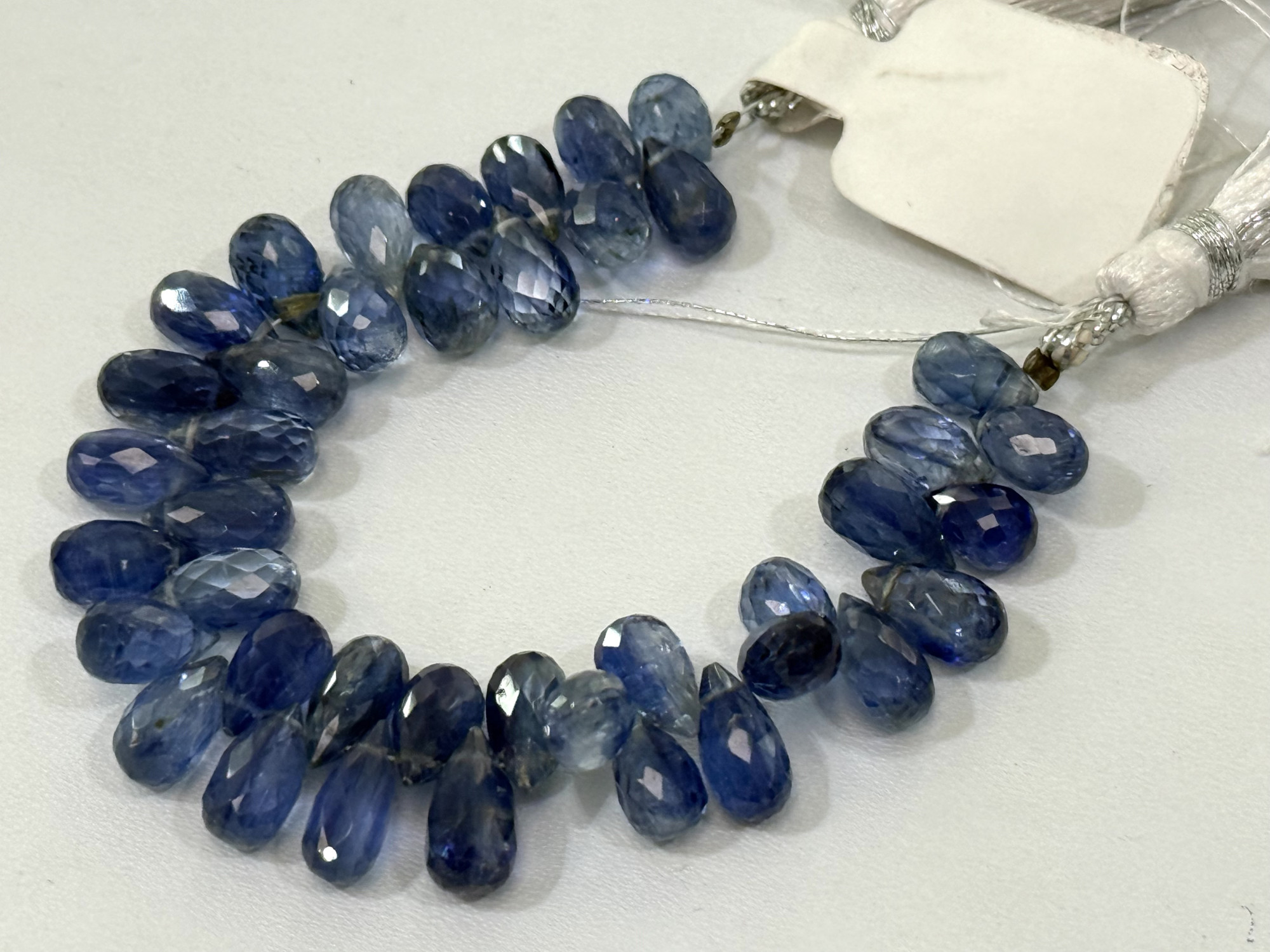 Blue Kyanite Drop Faceted