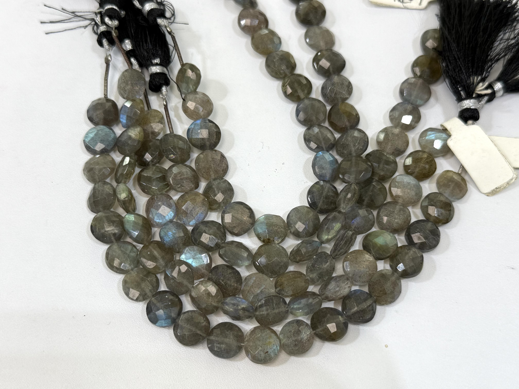Labradorite Coin Faceted