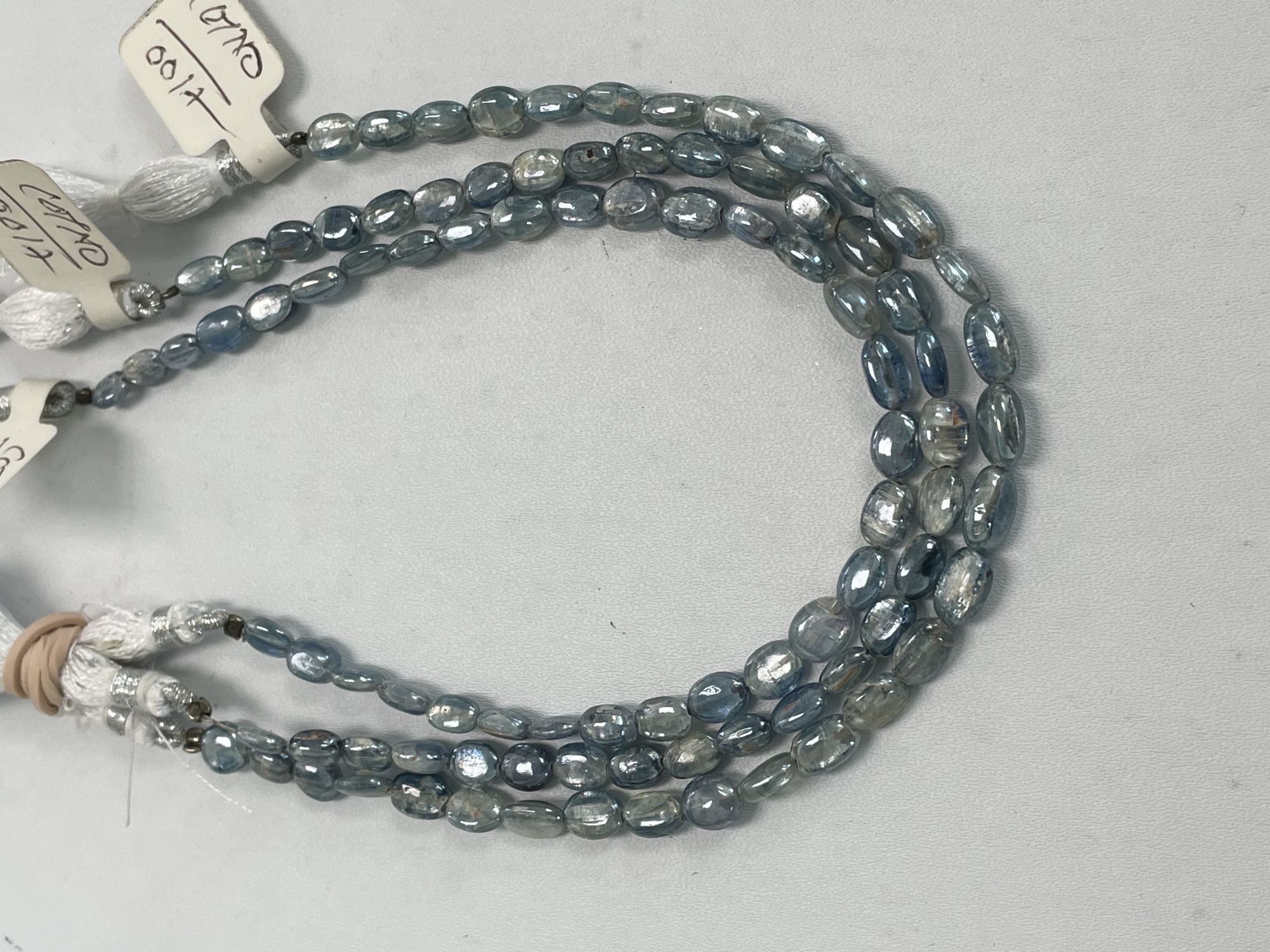 Coated Blue Kyannite Oval Smooth