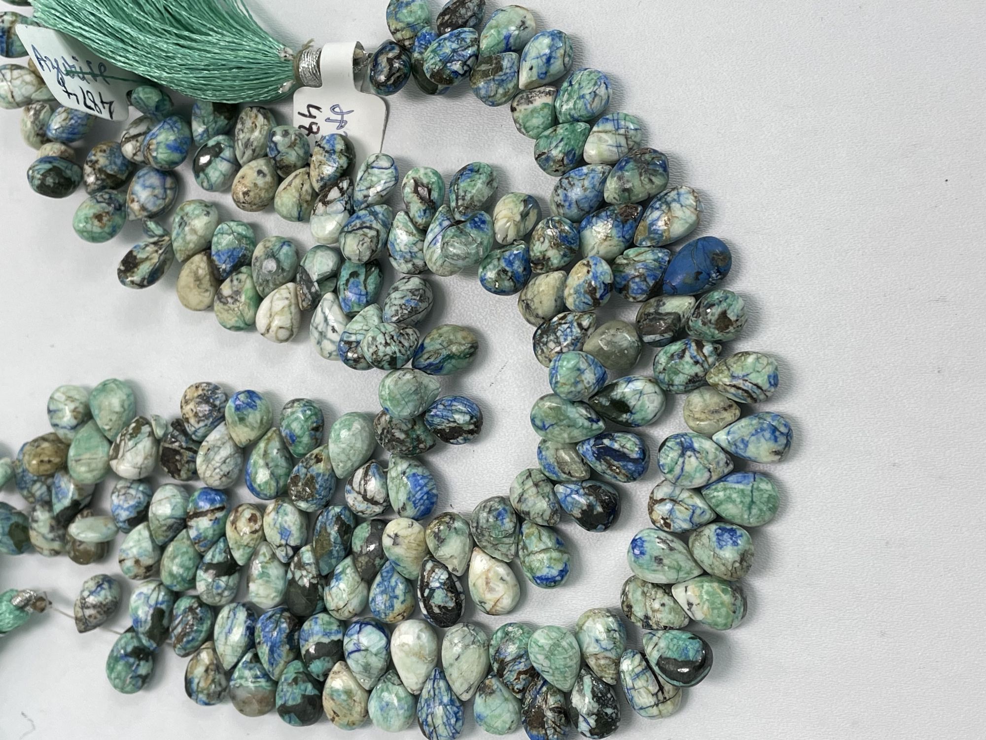 Azurite Pear Faceted