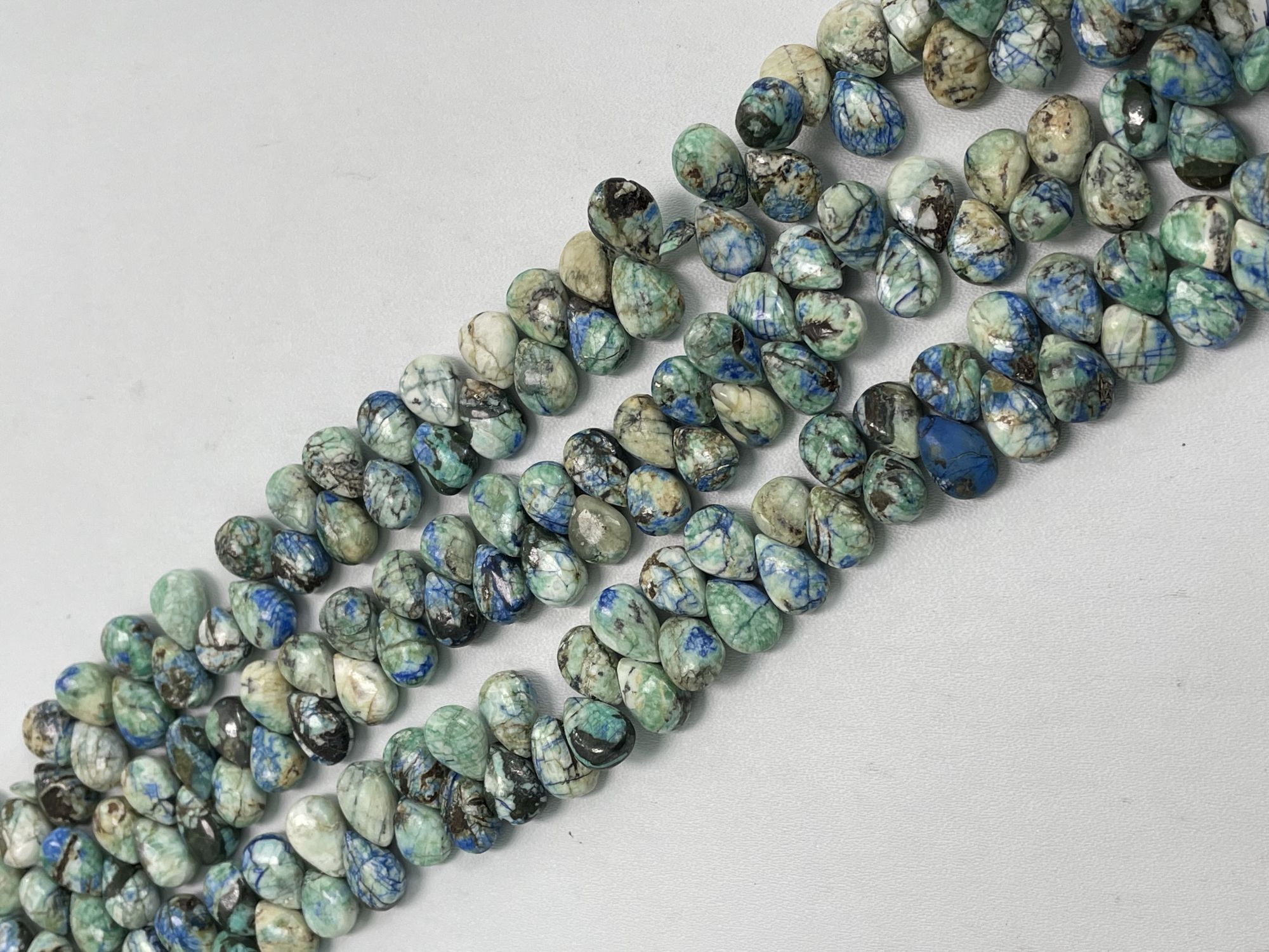 Azurite Pear Faceted