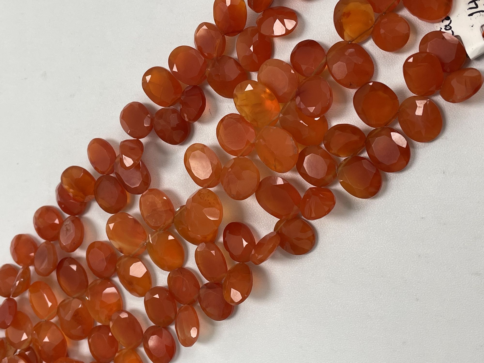 Carnelian Oval Faceted