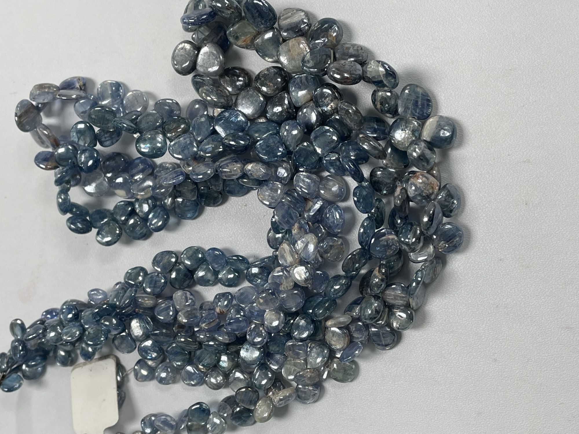 Coated Blue Kyanite Heart Smooth