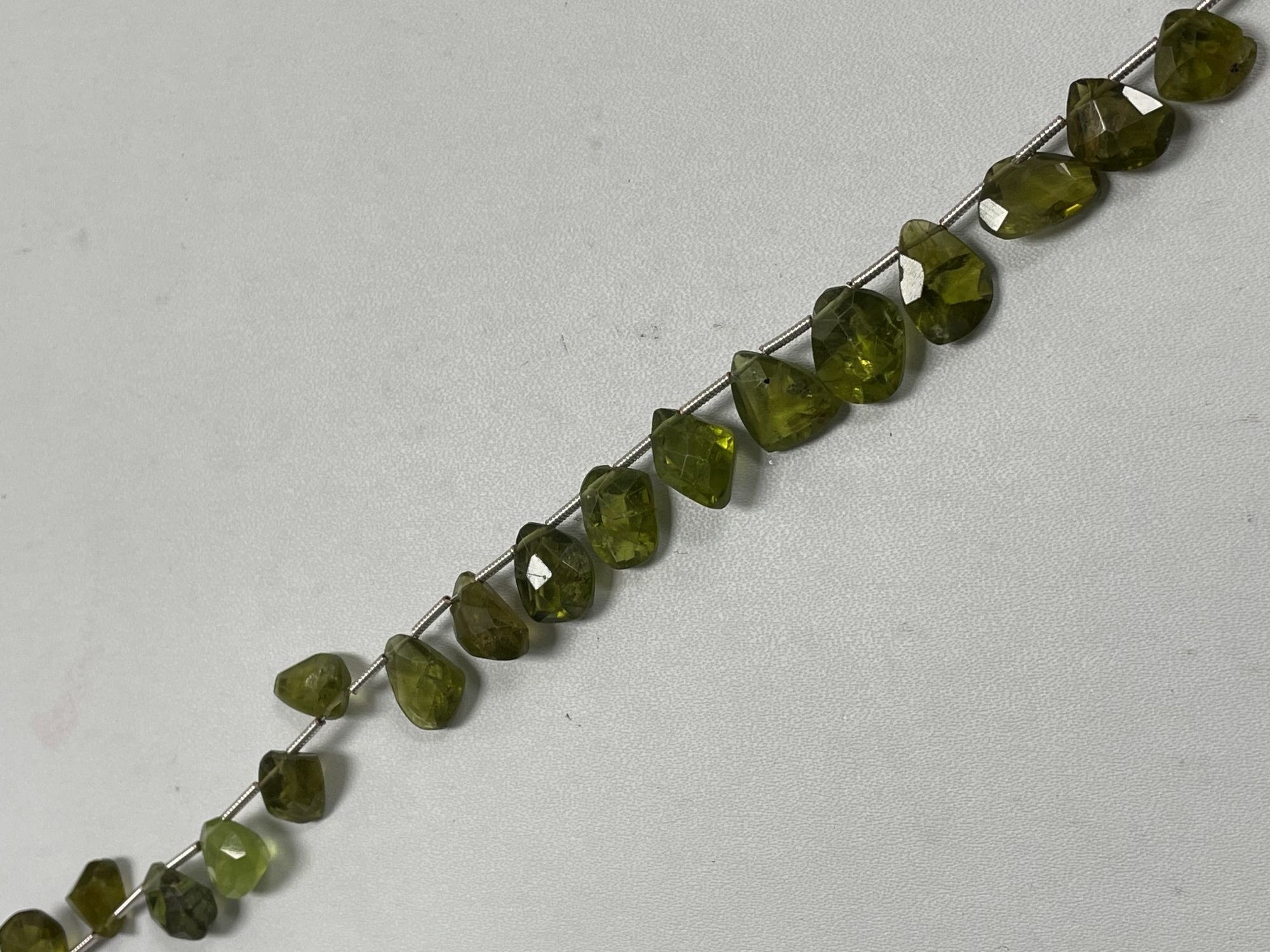 Vesuvianite Funky Cut Faceted