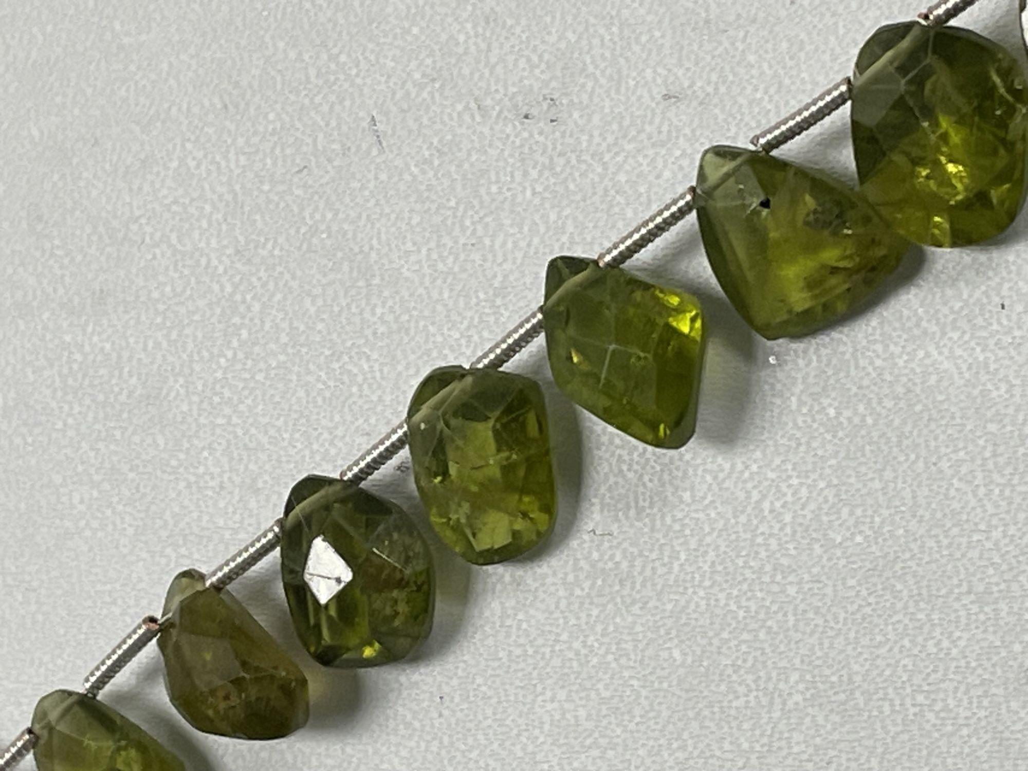 Vesuvianite Funky Cut Faceted