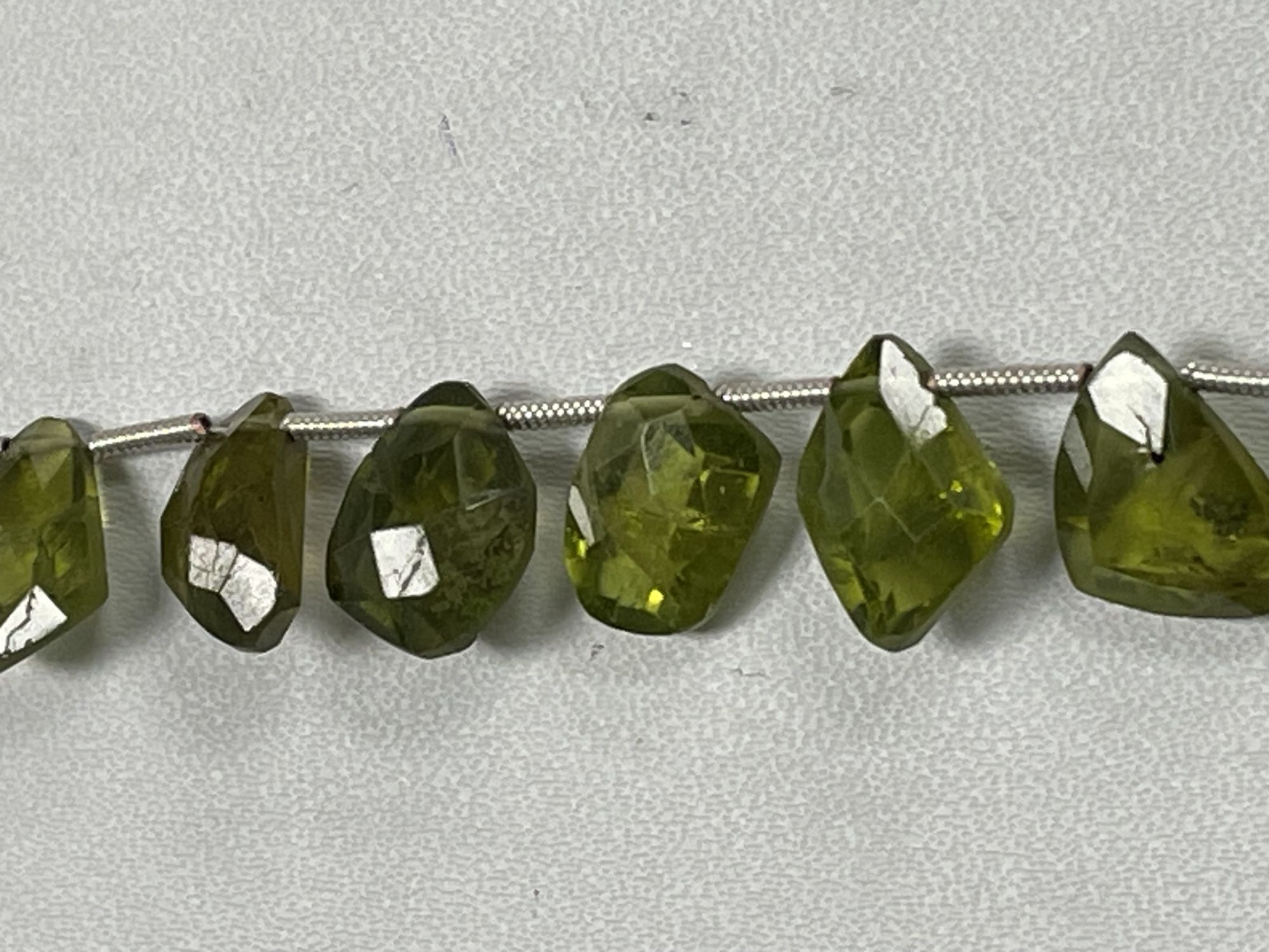 Vesuvianite Funky Cut Faceted