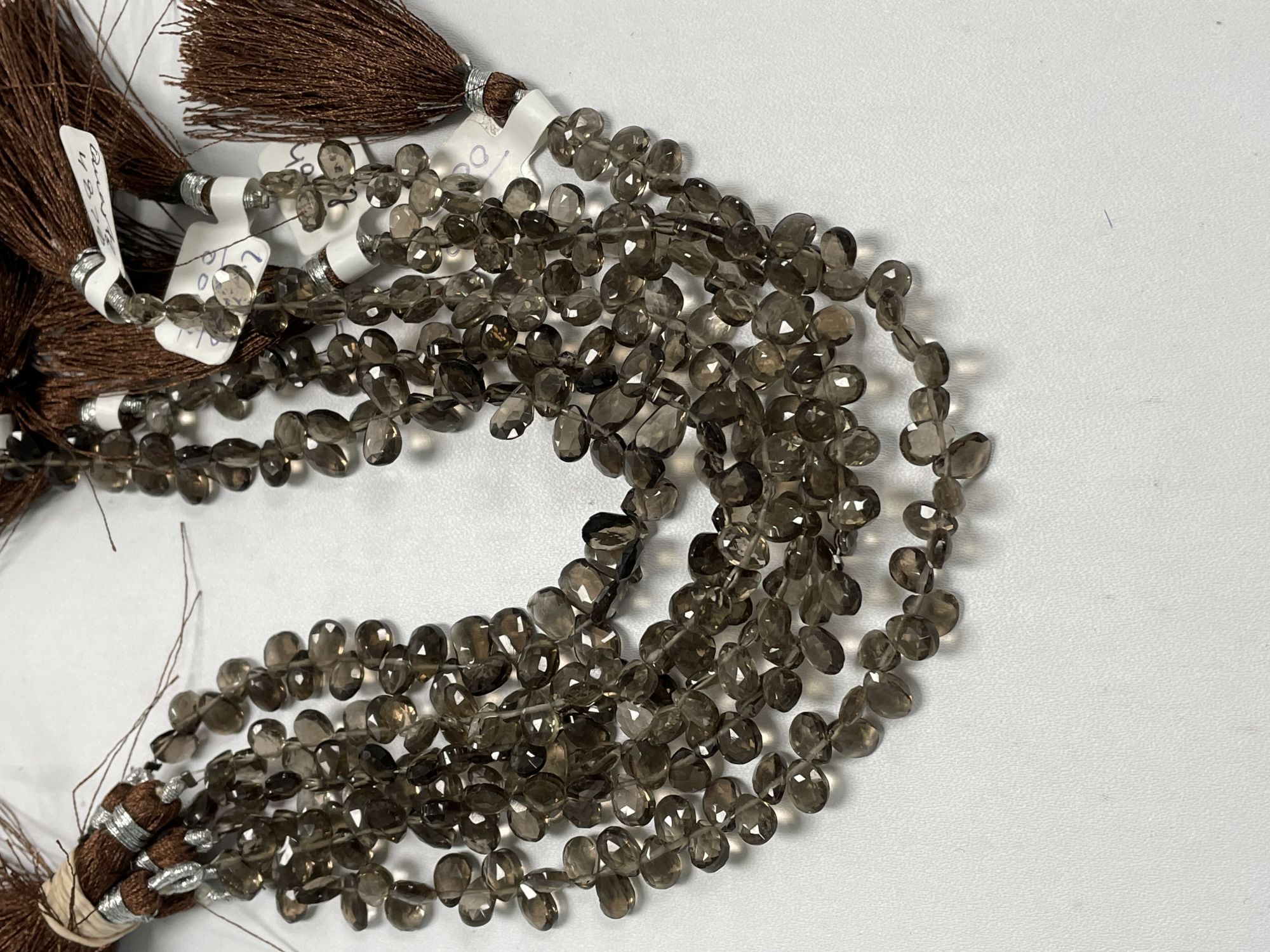 Brown Smoky Quartz Pear Faceted