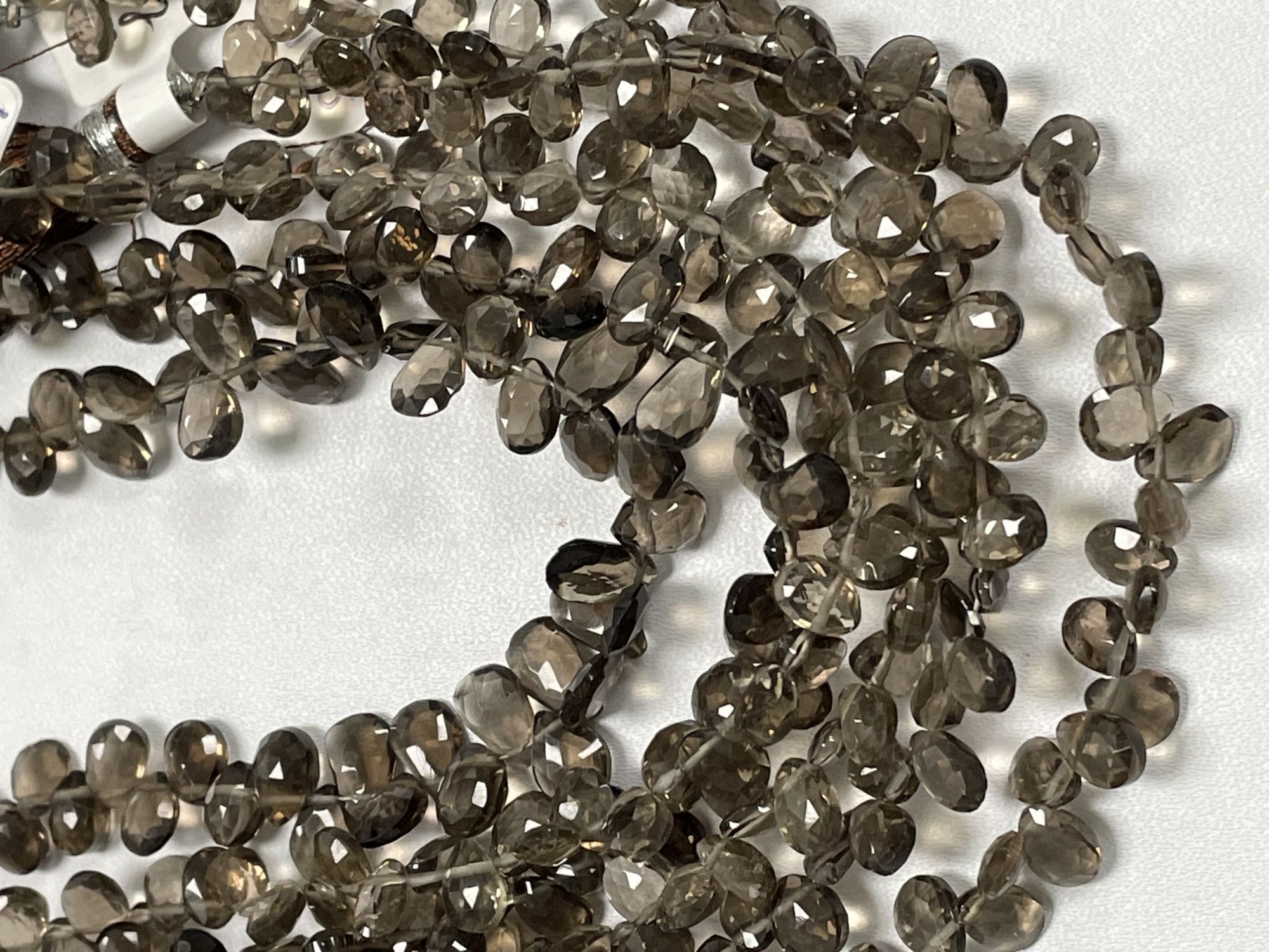 Brown Smoky Quartz Pear Faceted