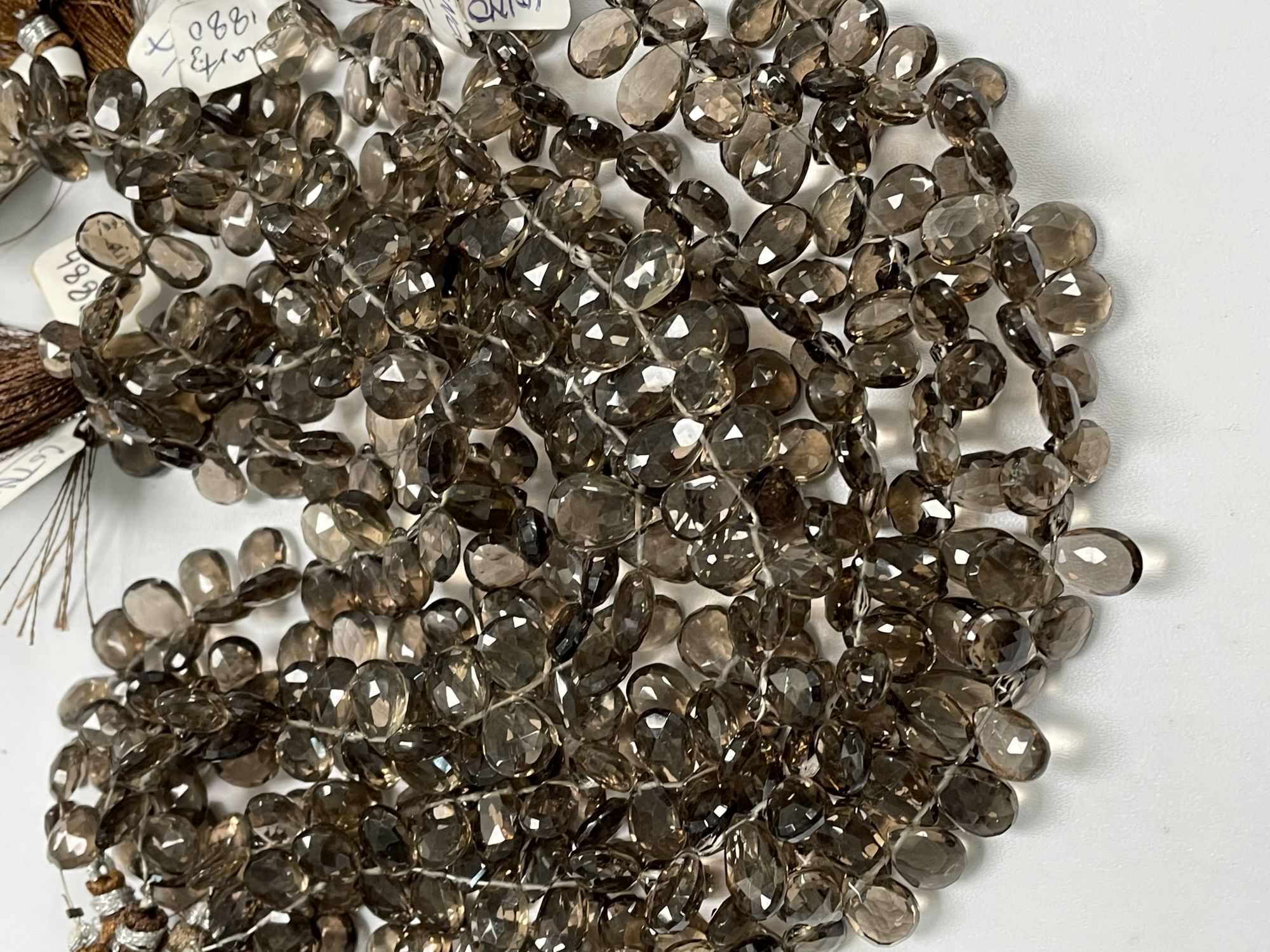 Brown Smoky Quartz Pear Faceted