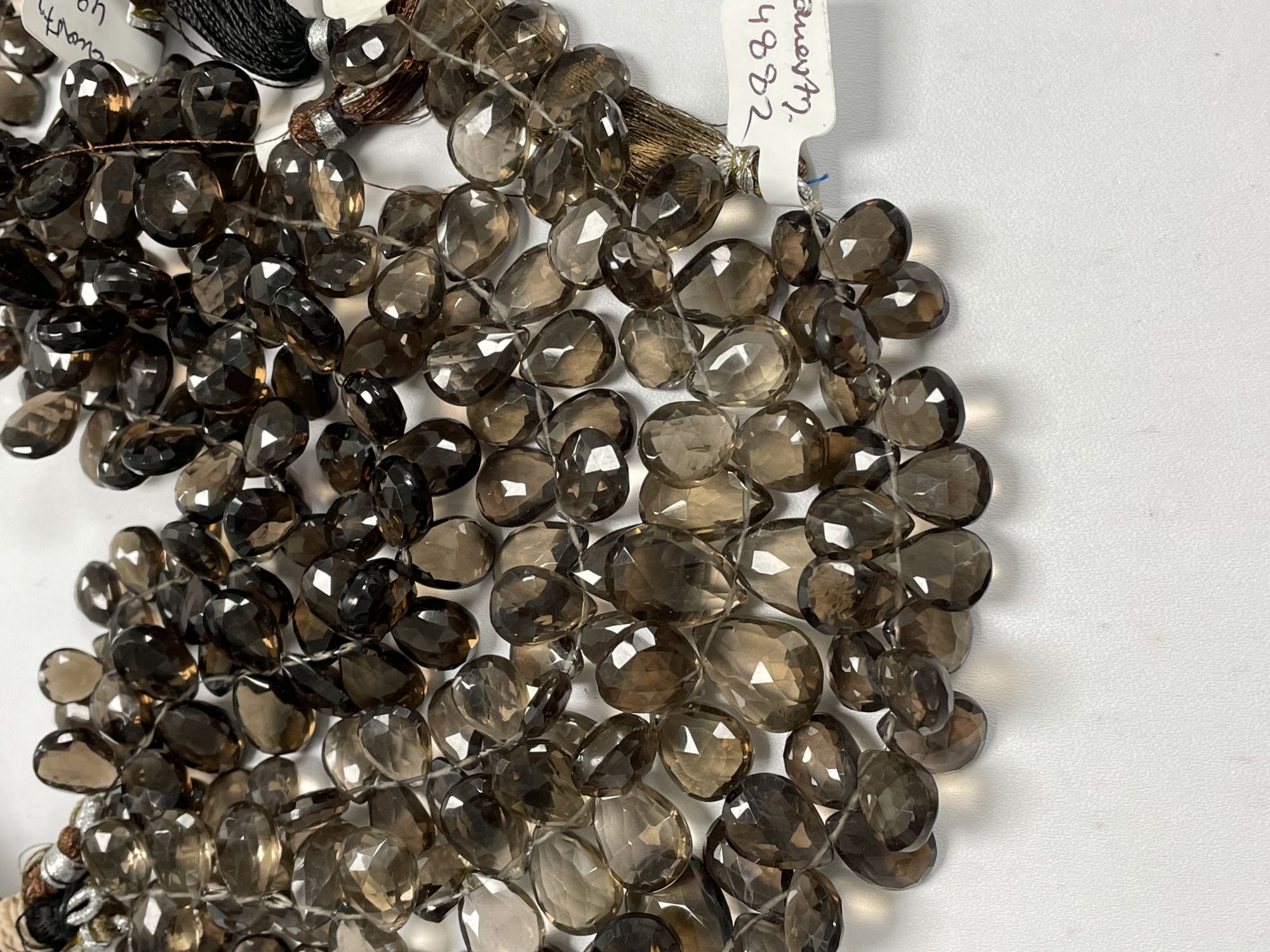 Brown Smoky Quartz Pear Faceted