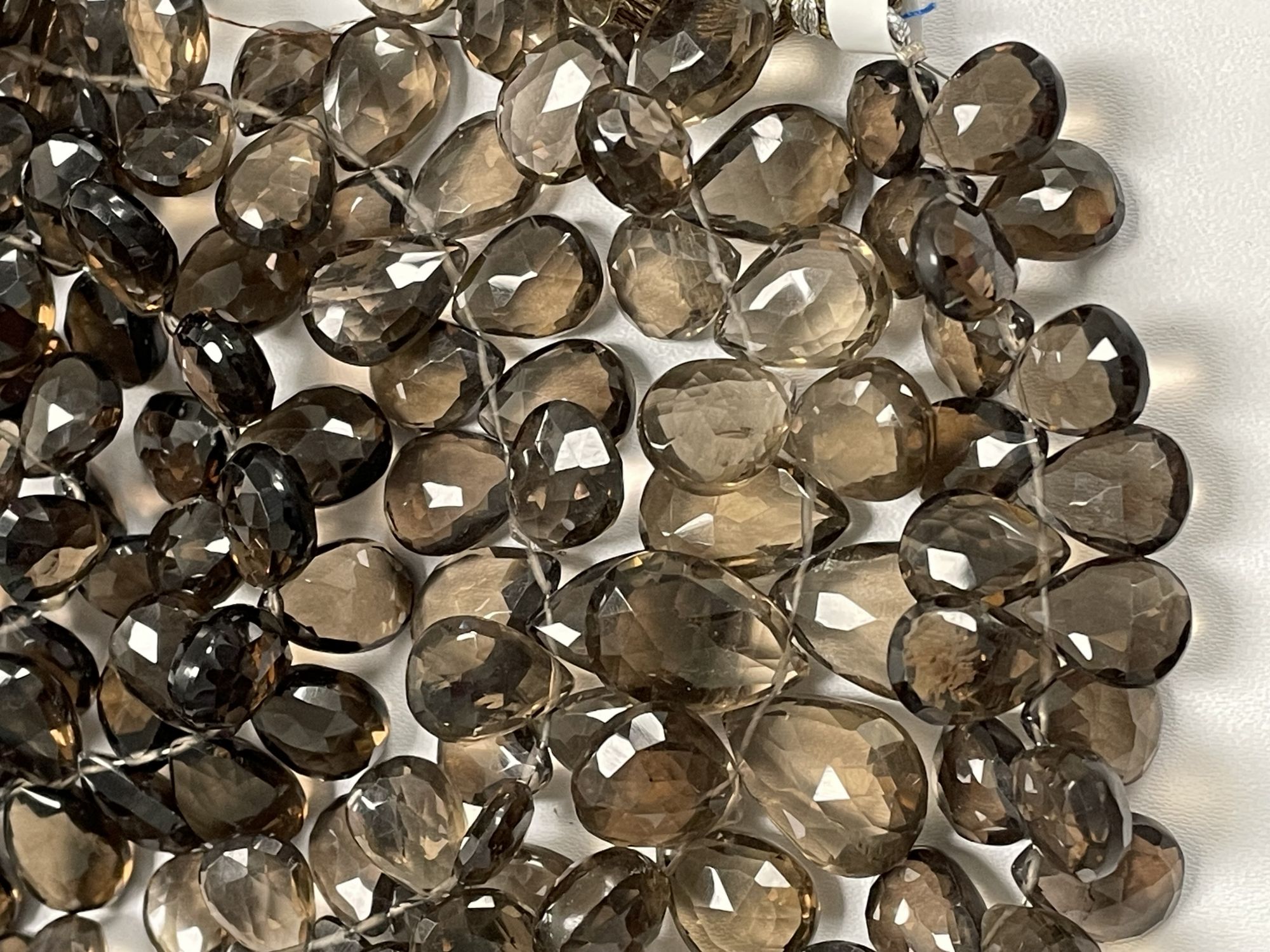 Brown Smoky Quartz Pear Faceted