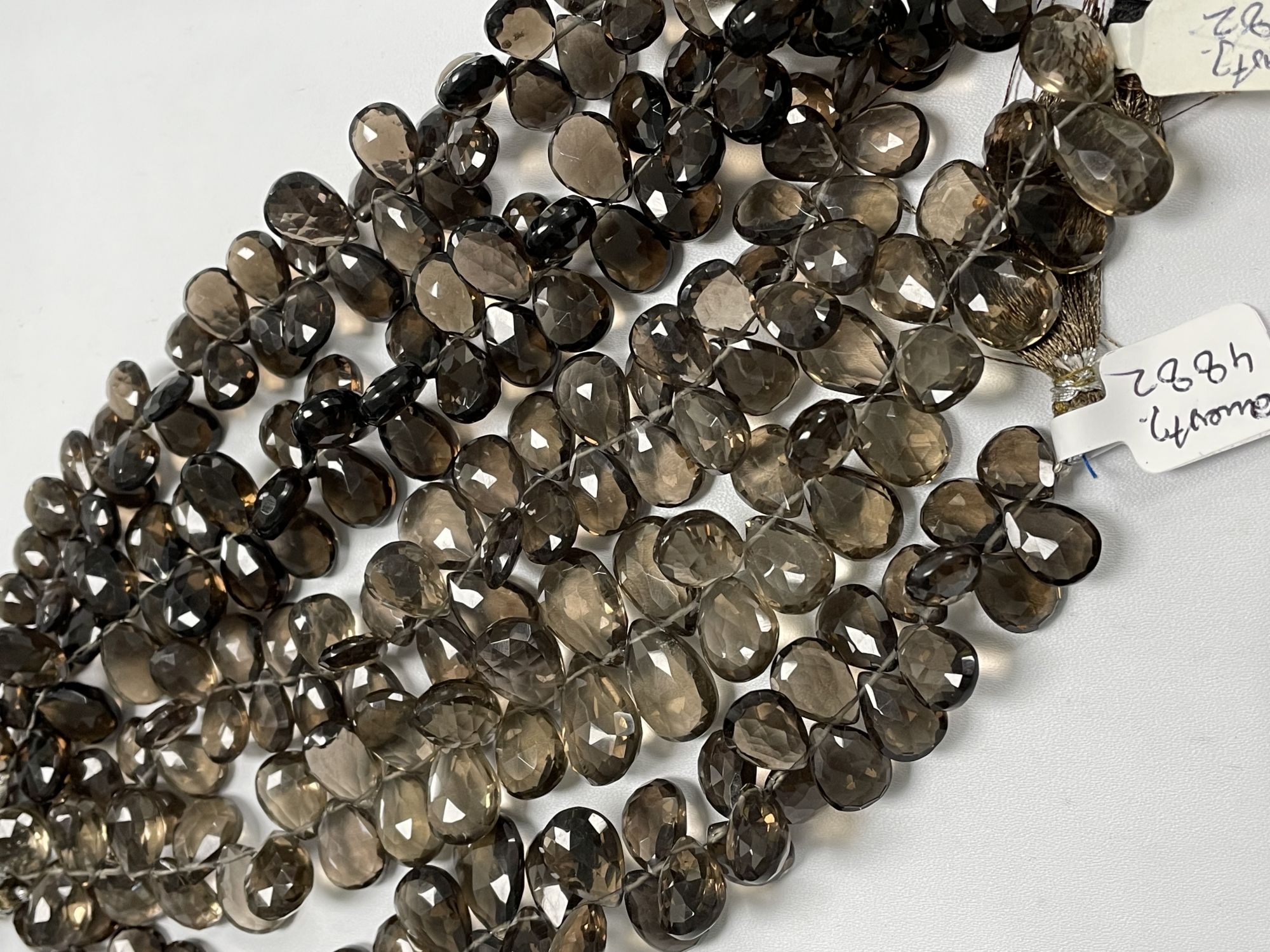 Brown Smoky Quartz Pear Faceted