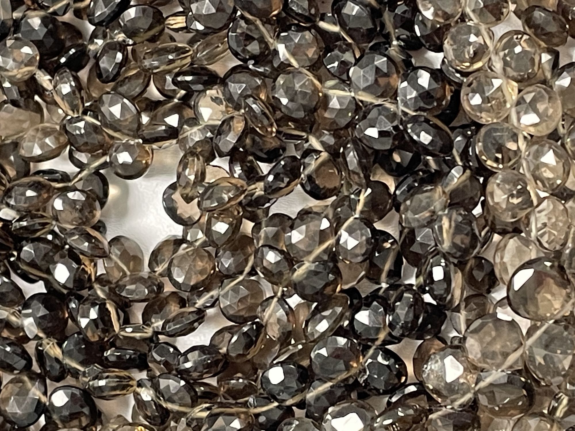 Brown Smoky Quartz Heart Faceted