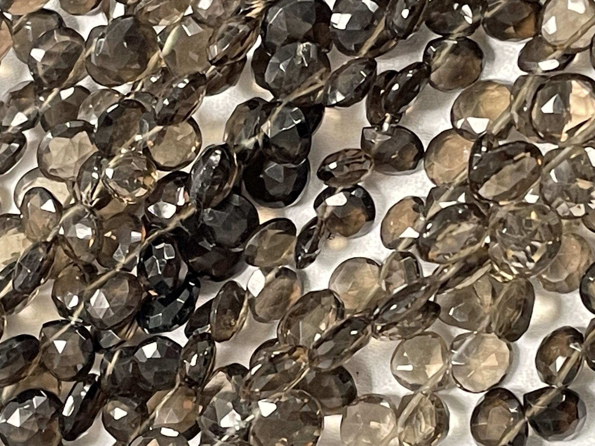 Brown Smoky Quartz Heart Faceted