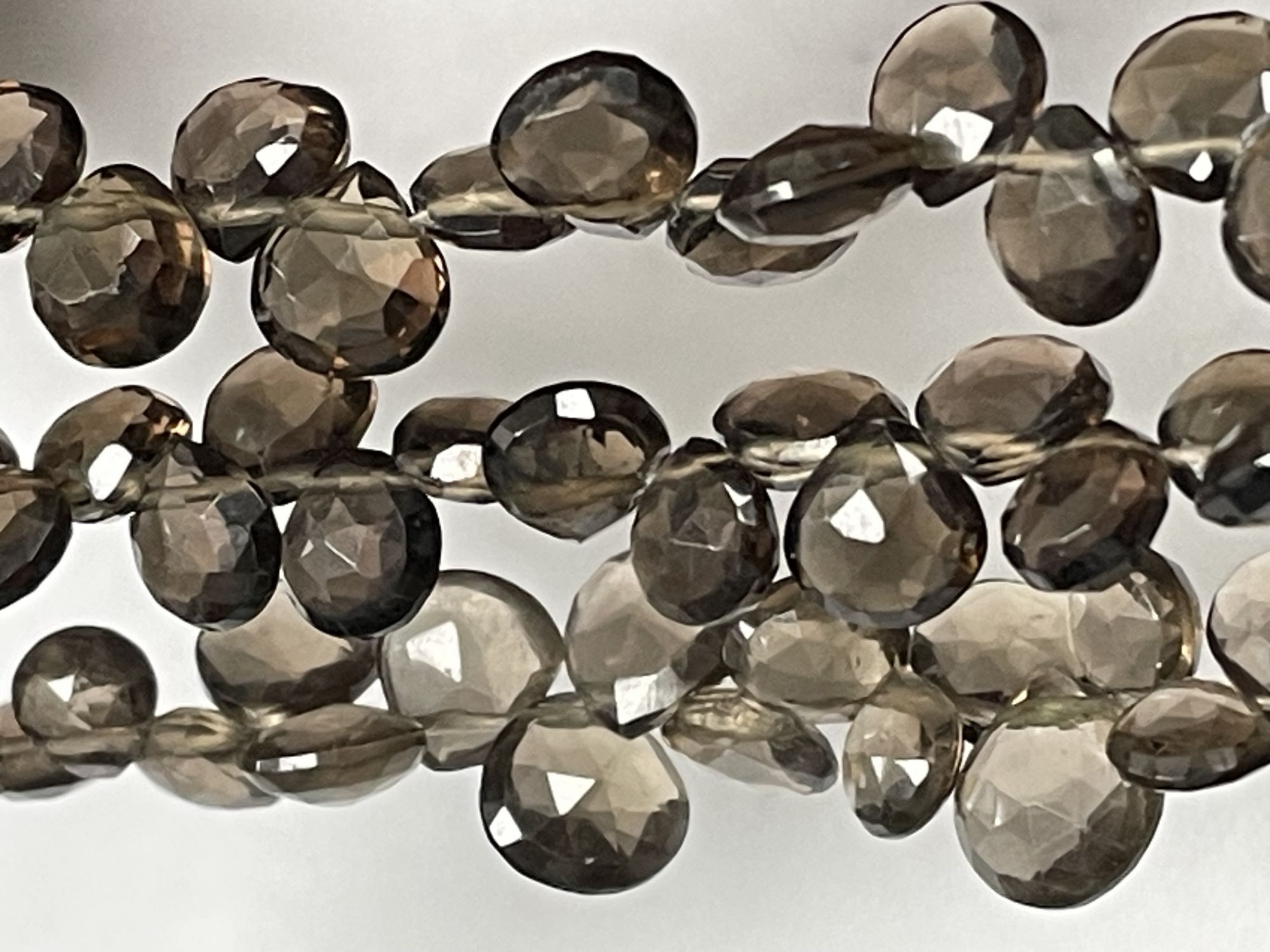 Brown Smoky Quartz Heart Faceted