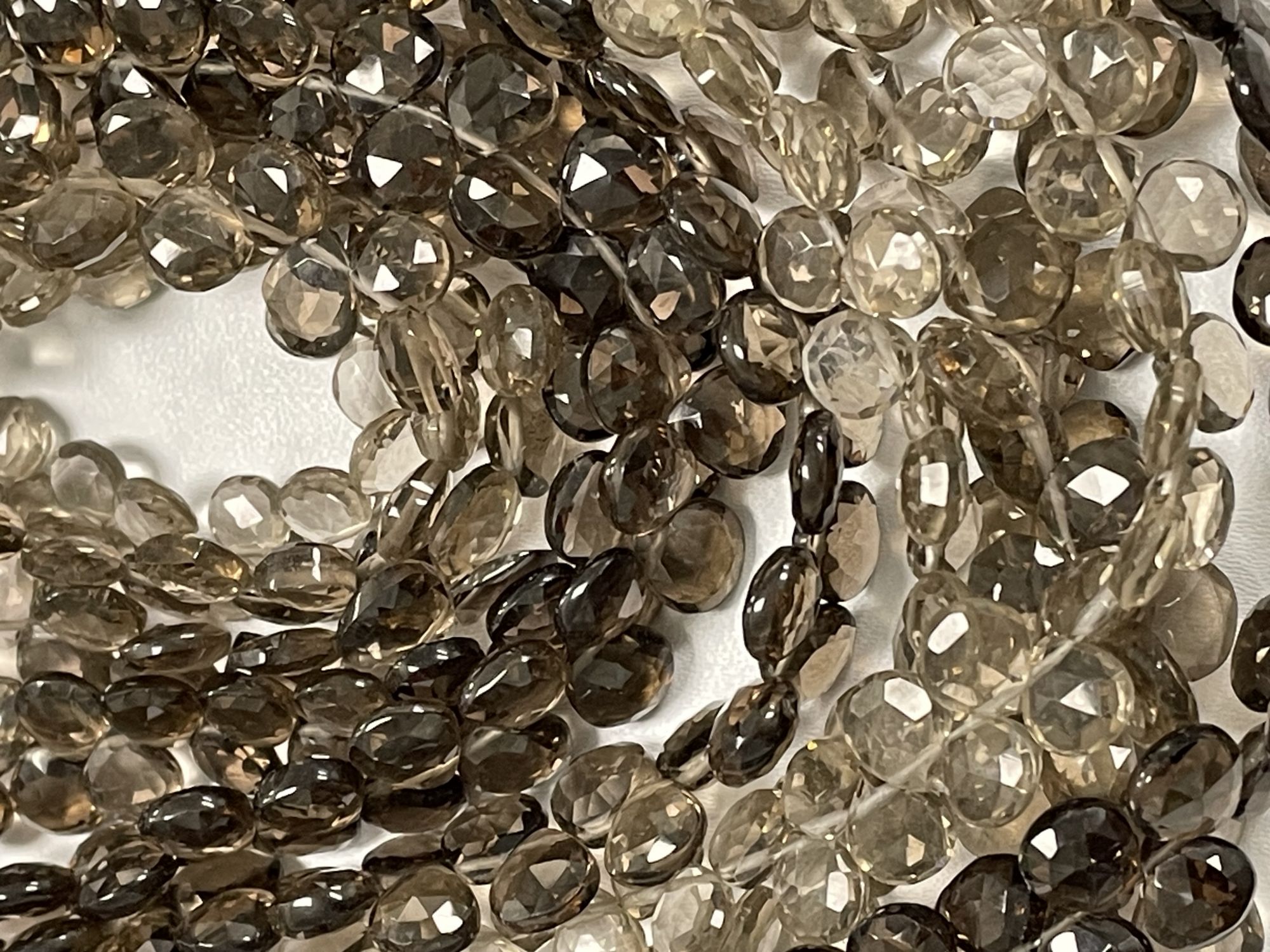 Brown Smoky Quartz Heart Faceted