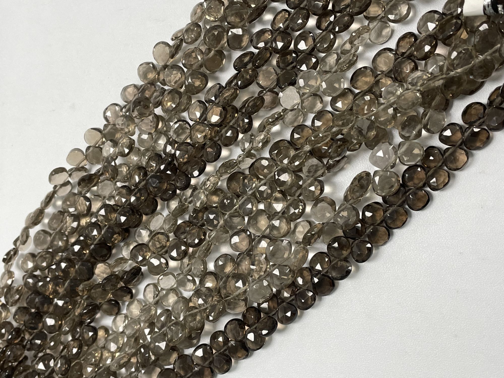 Brown Smoky Quartz Heart Faceted