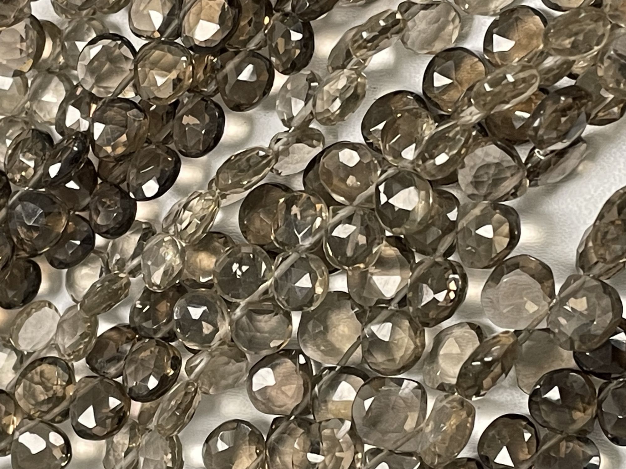 Brown Smoky Quartz Heart Faceted