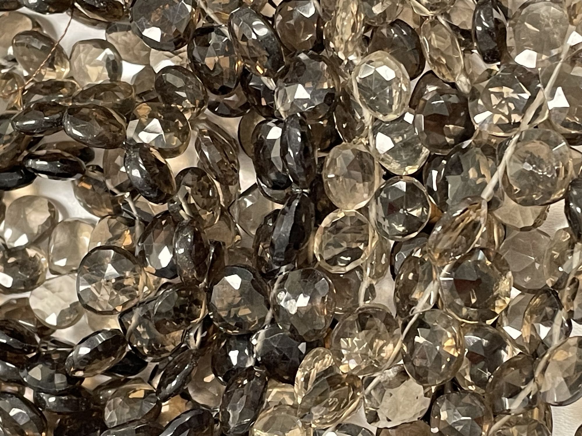 Brown Smoky Quartz Heart Faceted