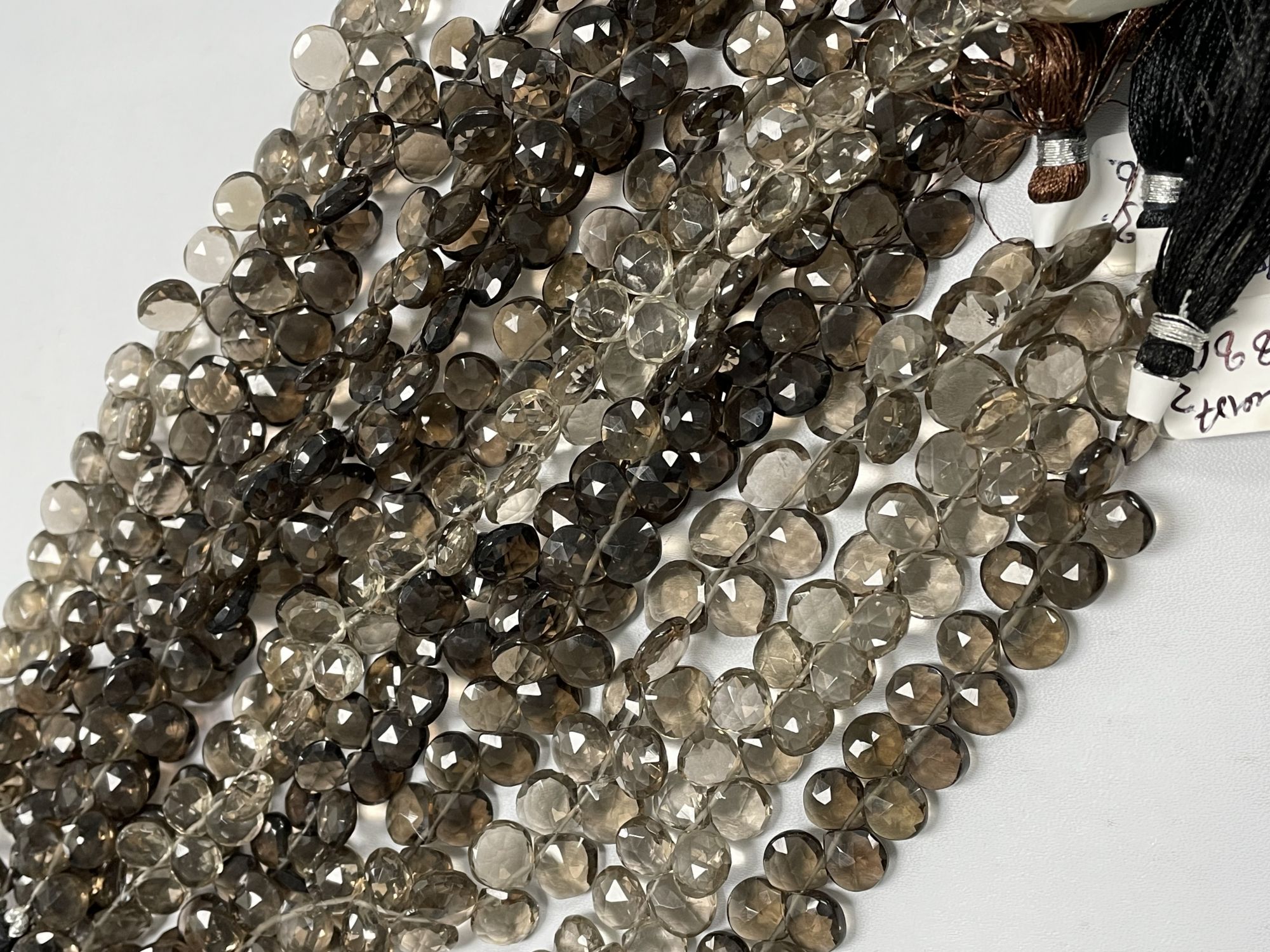 Brown Smoky Quartz Heart Faceted