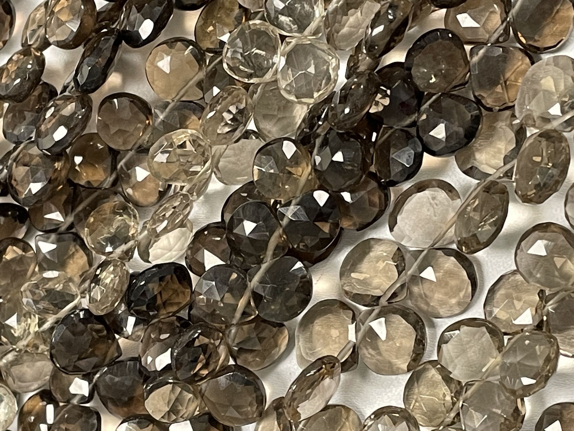 Brown Smoky Quartz Heart Faceted