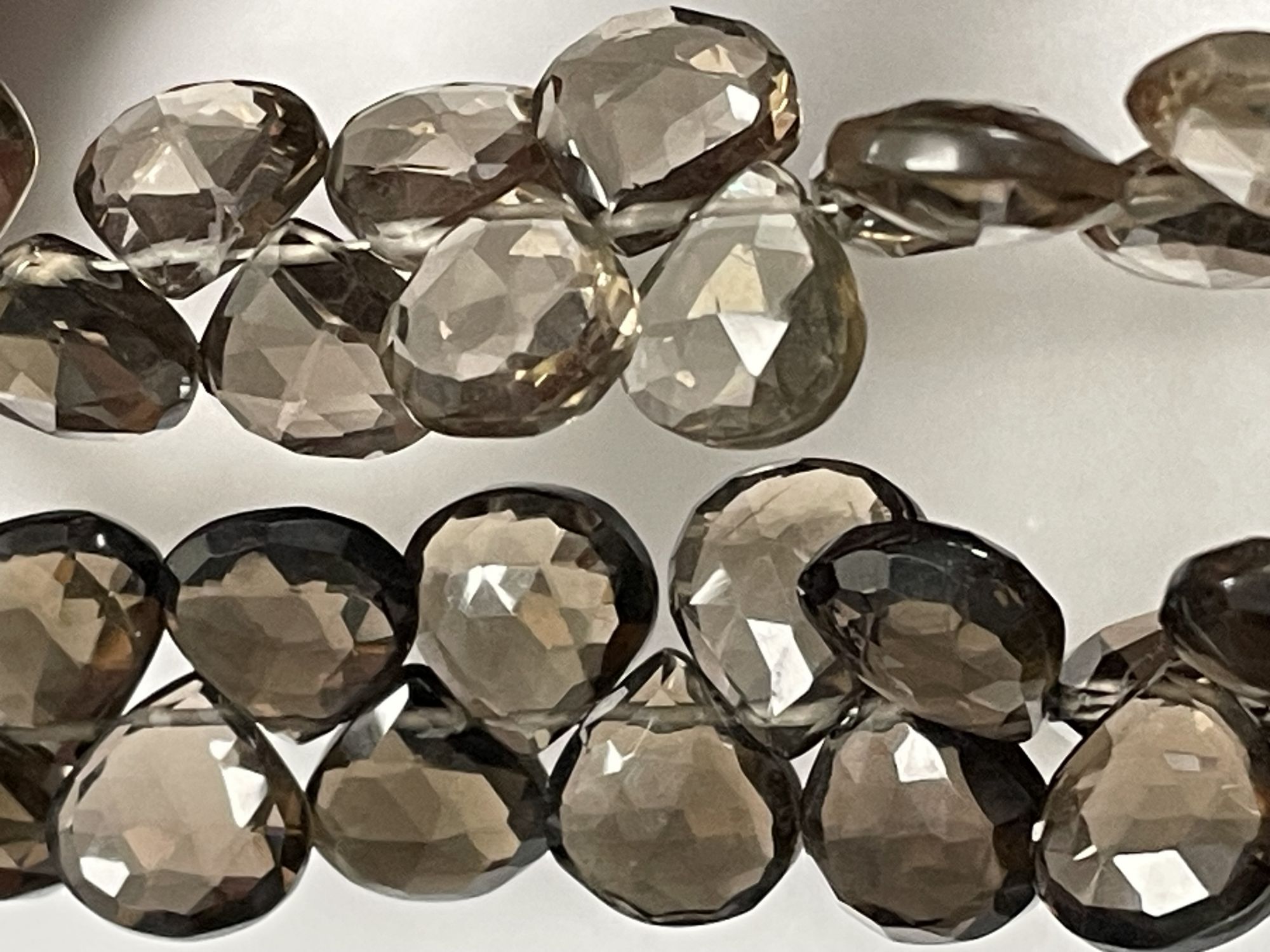 Brown Smoky Quartz Heart Faceted
